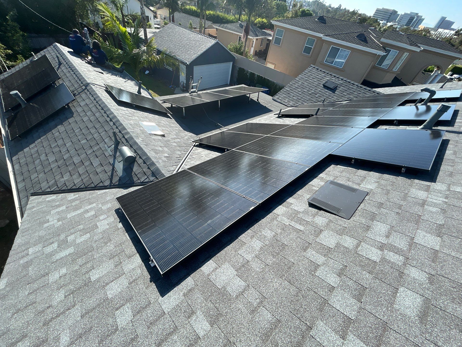 24-Panel Solar Installation and Electrical Service Upgrade in Los Angeles by AWS Solar