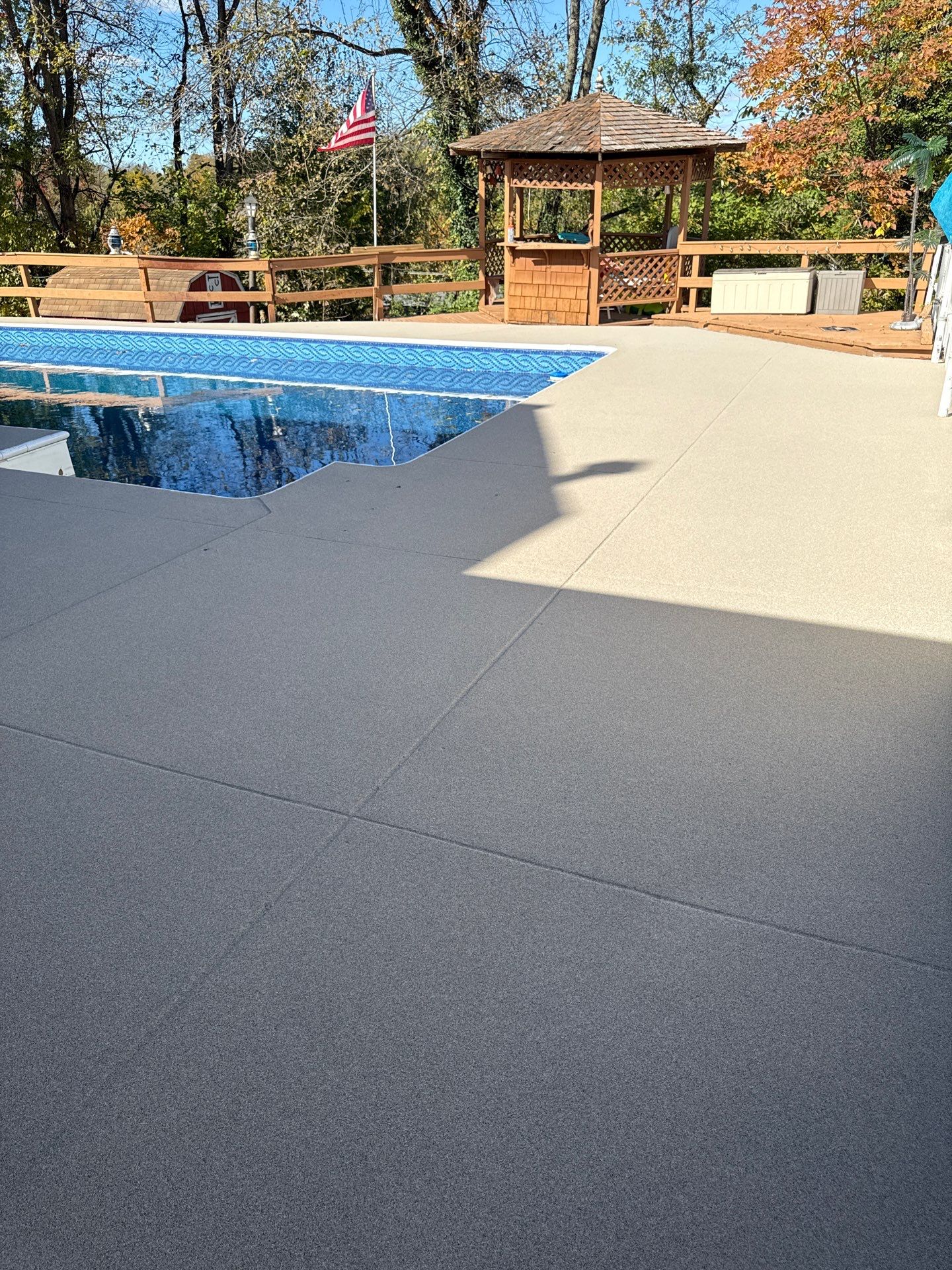Davenport Pool Deck Project in McKees Rocks by Floors in a Day, Inc