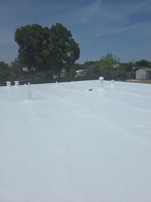 Foam Refurbish using Conklin Benchmark/PUMA XL coatings and spray foam