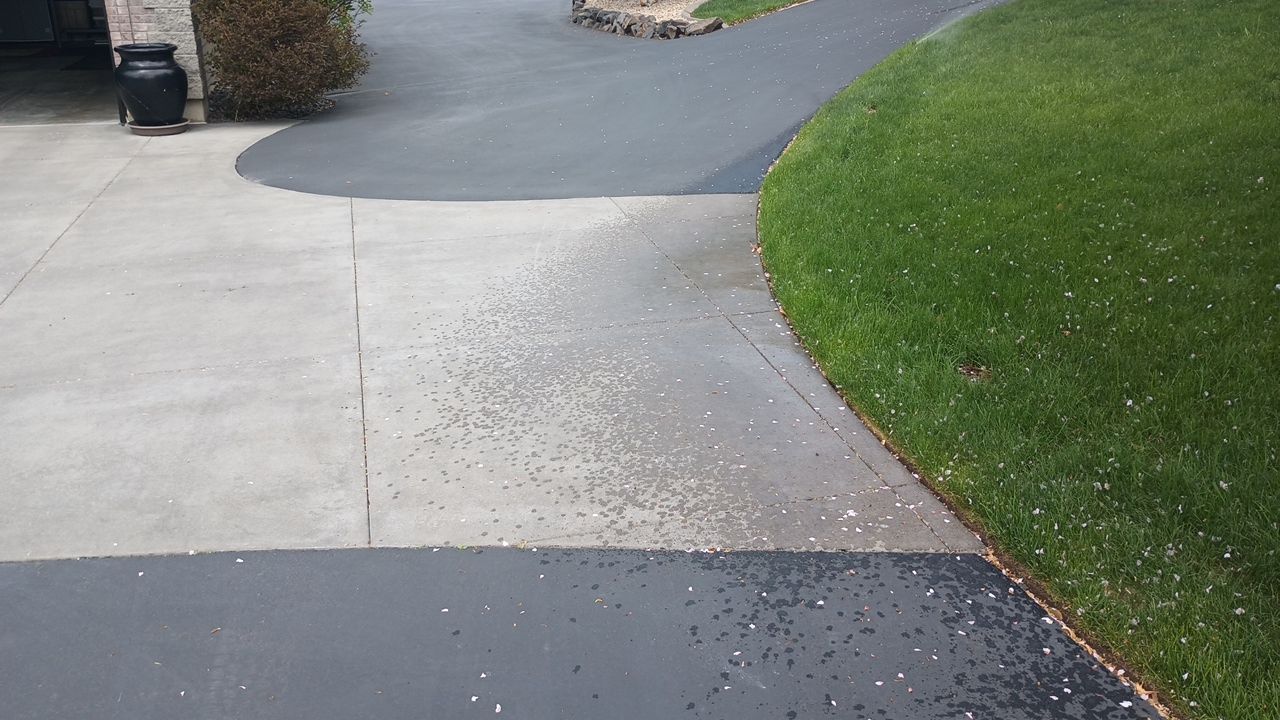 Driveway TransFLOORmation using Greystone 1/8" by Croc Coatings, LLC