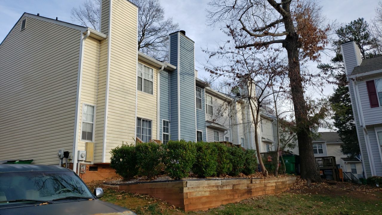 Gutter Cleaning using water by G&H Home Tech Pros LLC