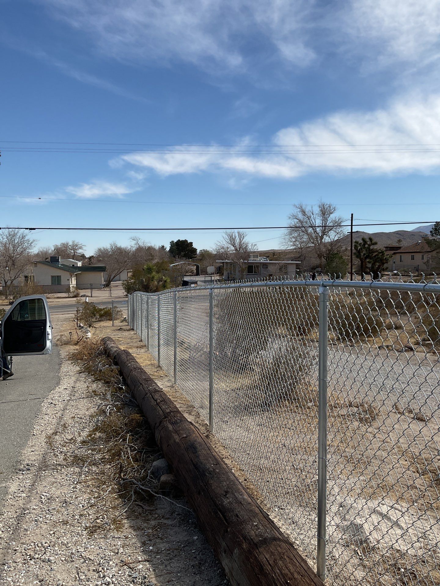 Fence Installation using chain -link by Fence Guys Inc. 