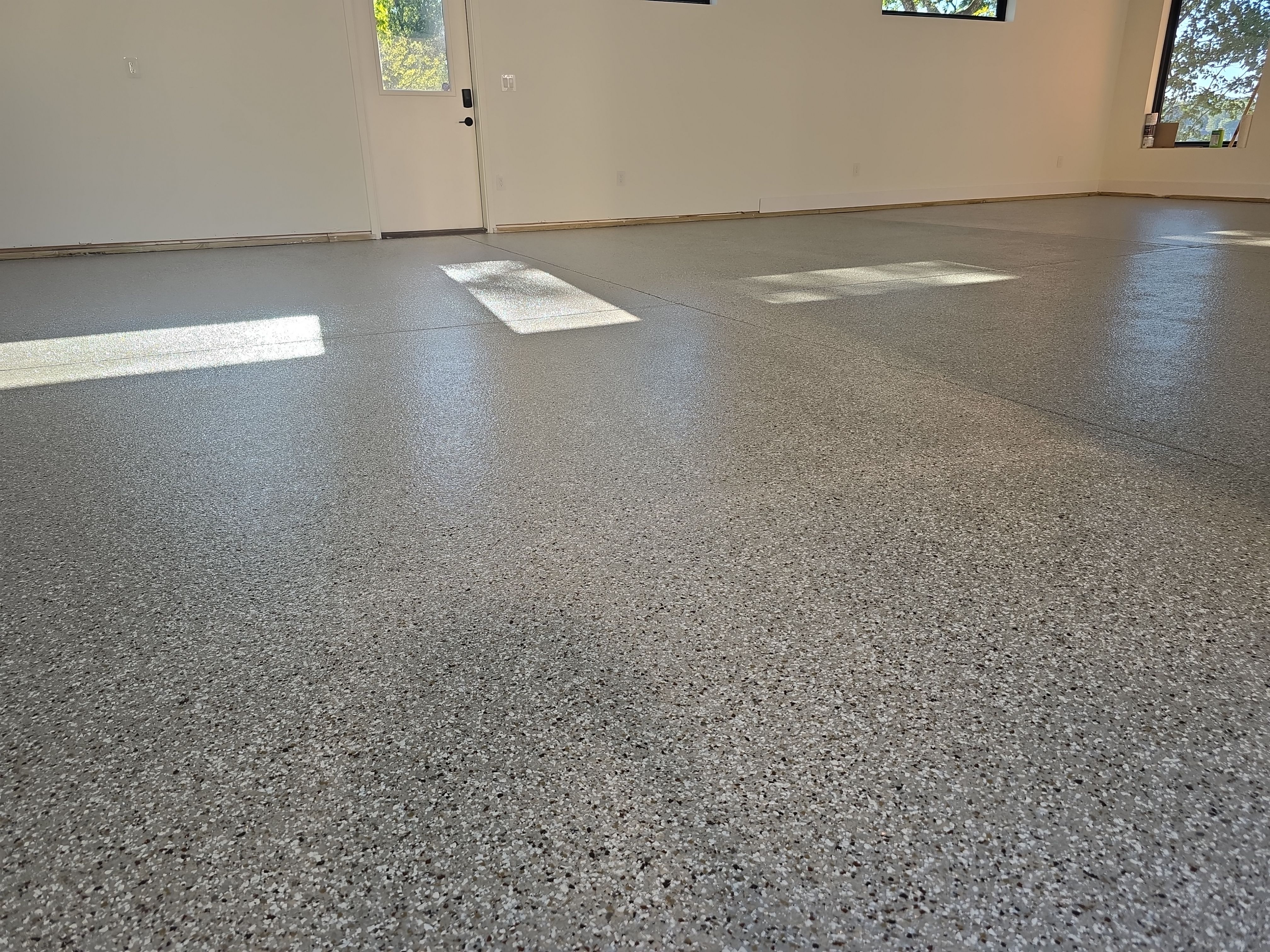 Garage using Creekbed by Elite Floor Solutions