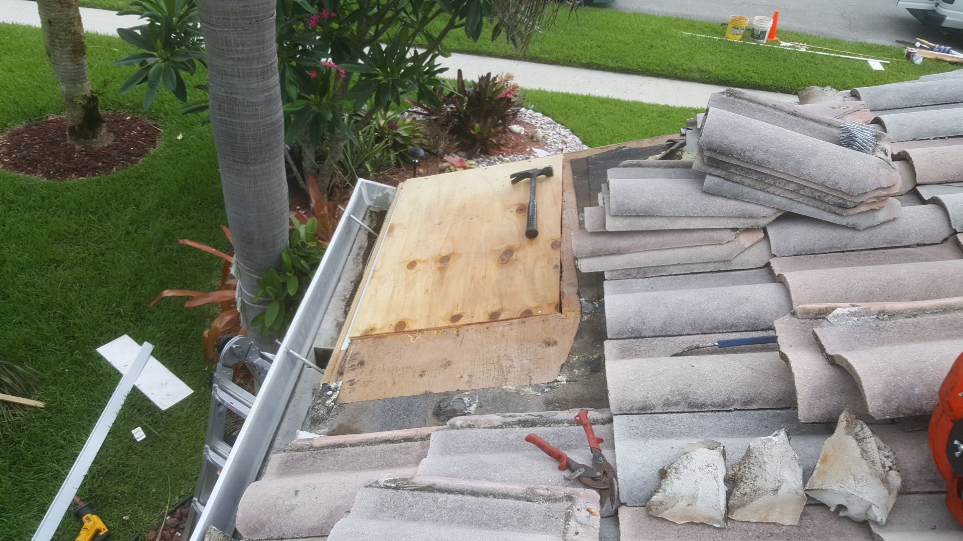 Concrete Tile Roof Repair using Concrete Roof Tile by Aastro Roofing