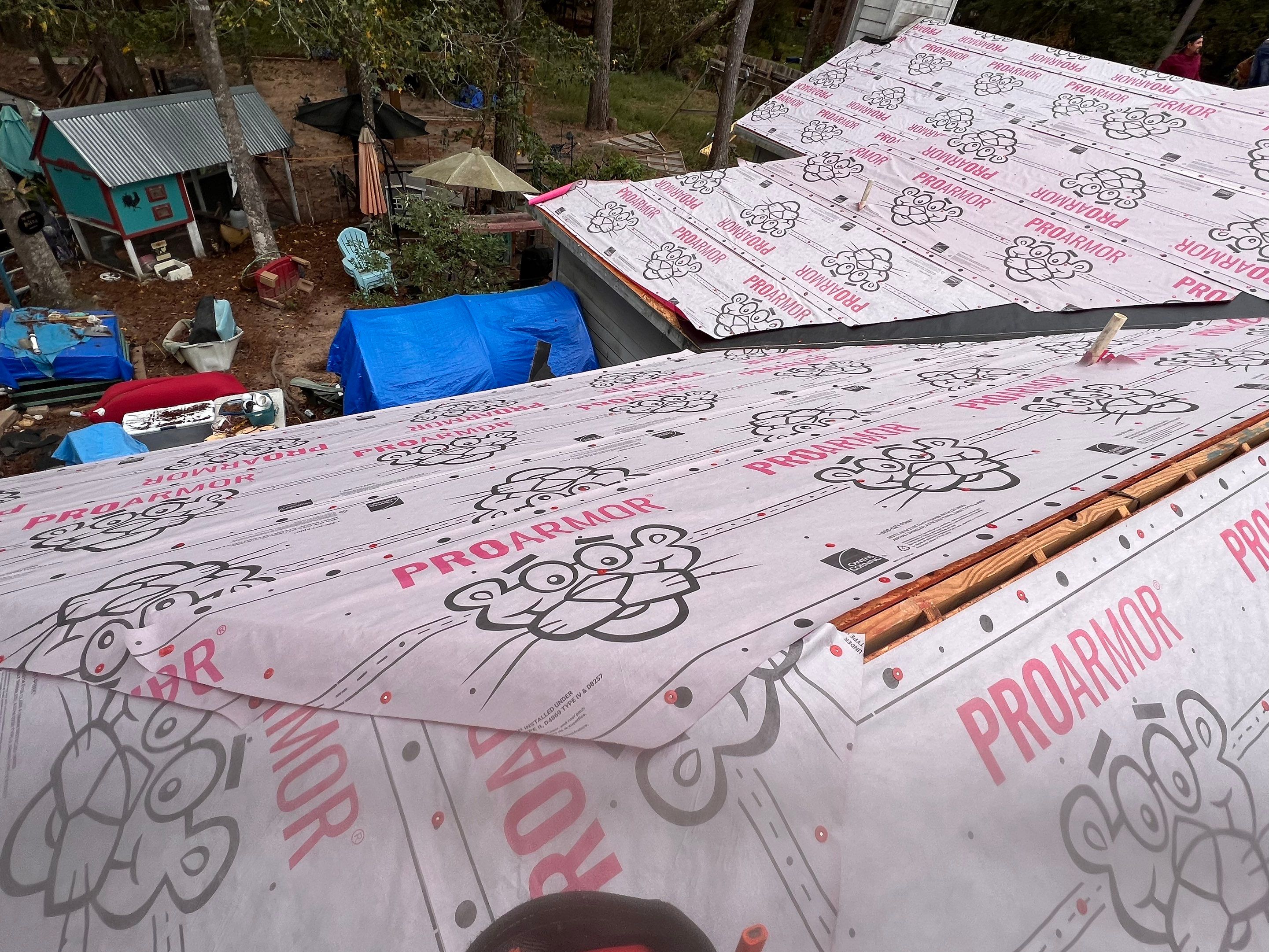 Residential Roofing Installation using Owen's Corning Duration (Lifetime) Shingles by Roof Repair Company