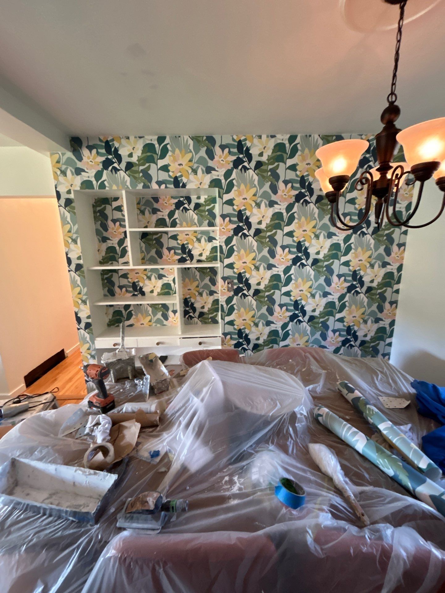Repaint rooms, and Wallpaper install. by Gordon Painting