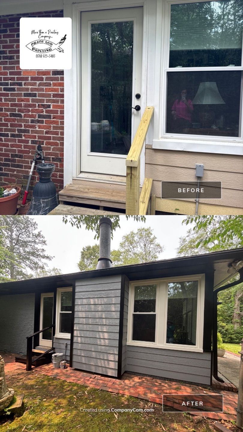 Full Exterior Painting and Brick Transformation in Oxford by PGP Surface Solutions, LLC