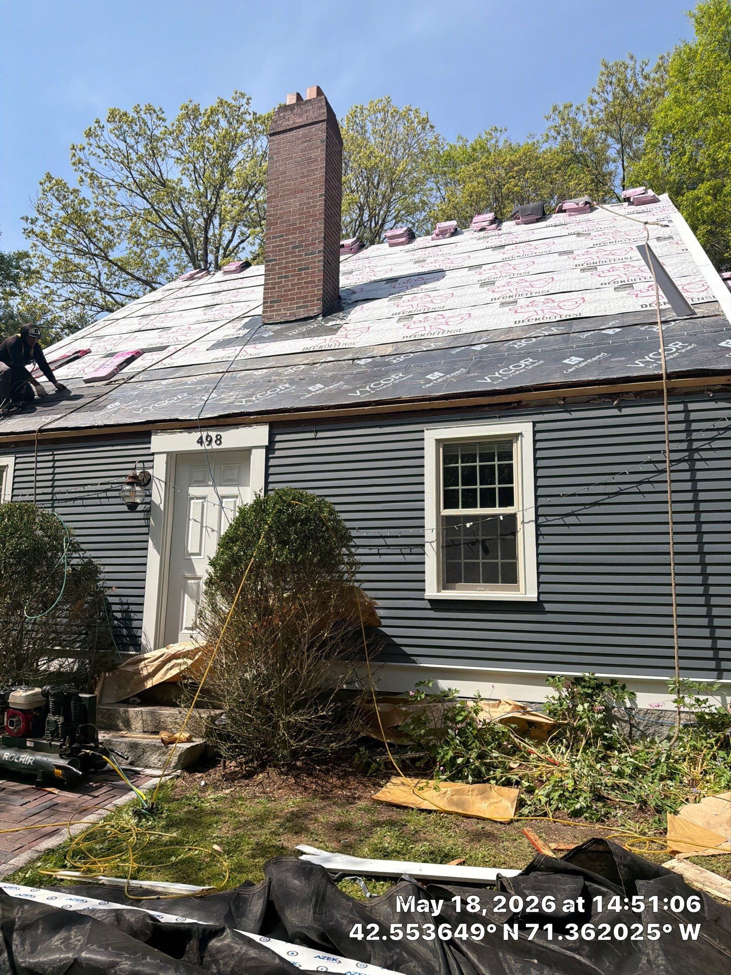 Roof Replacement + Metal Valleys + Snow Belt + Skylights — Carlisle, MA by Mighty Dog Roofing of Greater Middlesex County