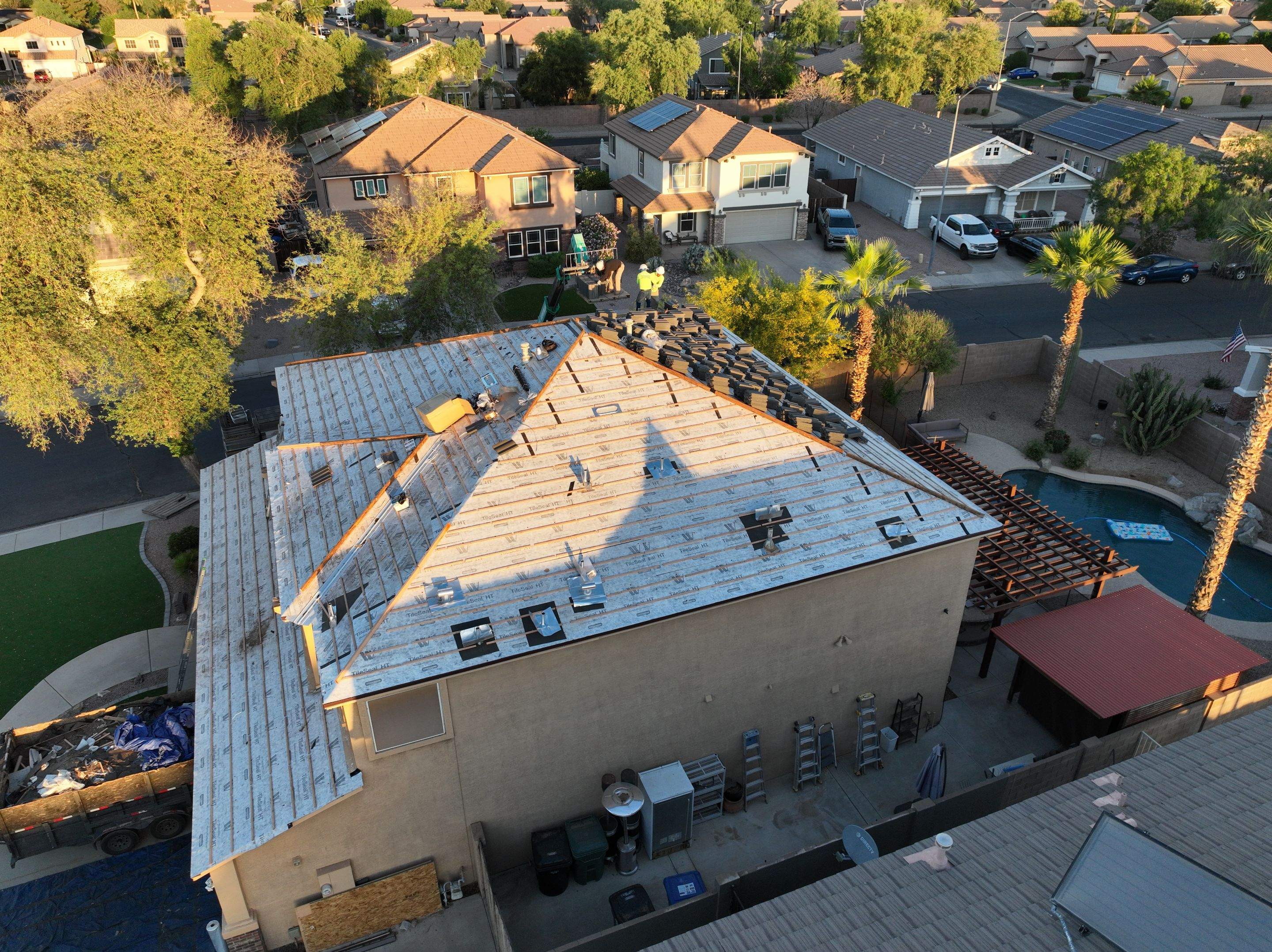 Tile Re-roof  by Mighty Dog Roofing East Valley