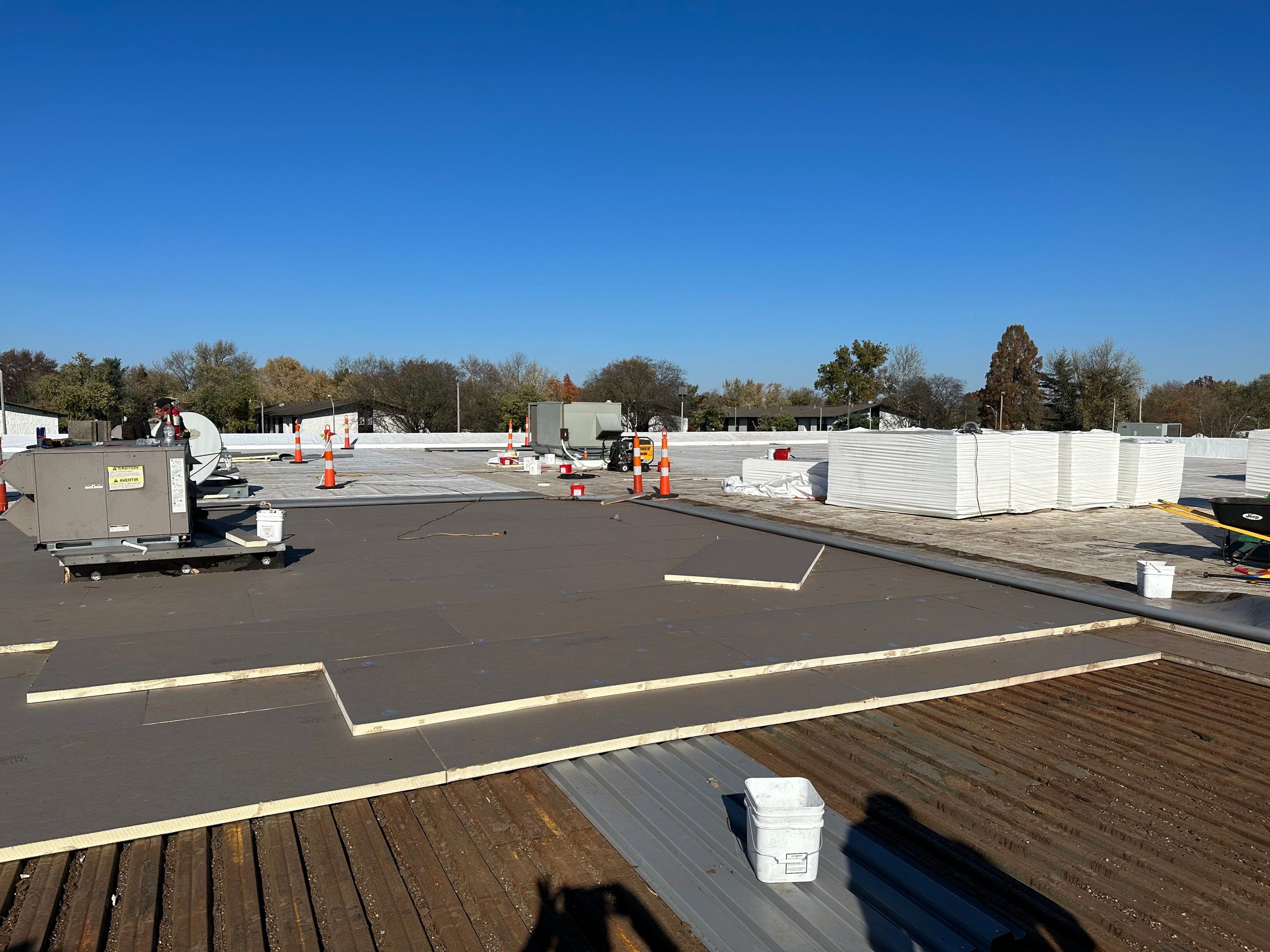 Commercial Flat Roof Replacement by Assured Restoration