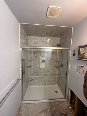 Tub to Walk-In Shower Conversion in Naugatuck, CT