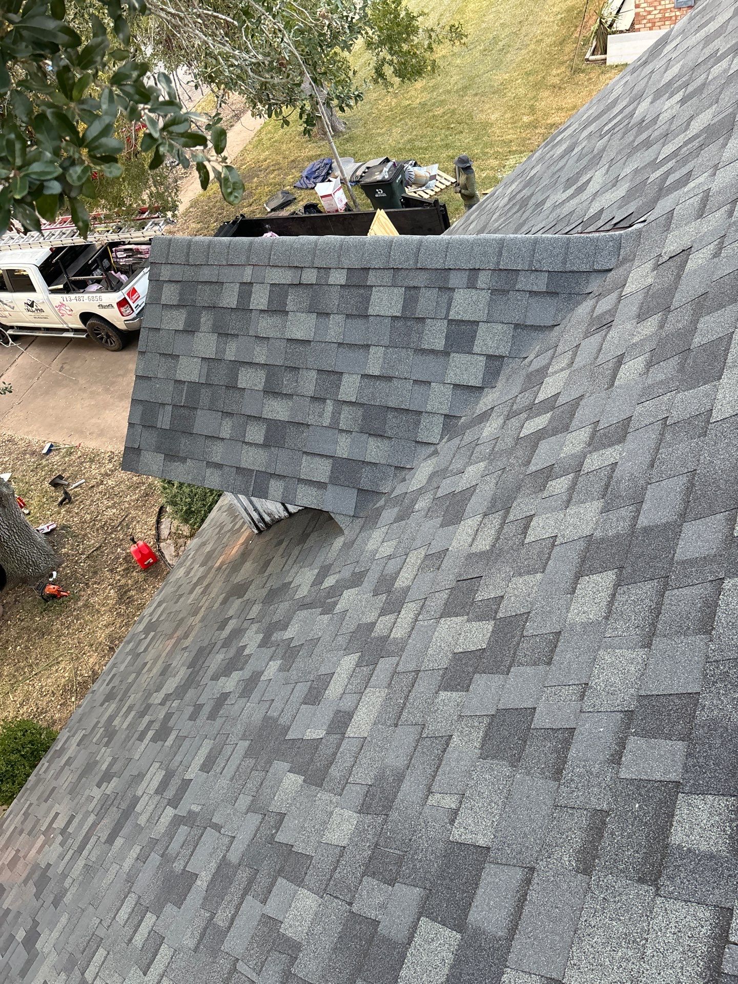 Residential Roofing Installation using Owen's Corning Duration (Lifetime) Shingles by Roof Repair Company