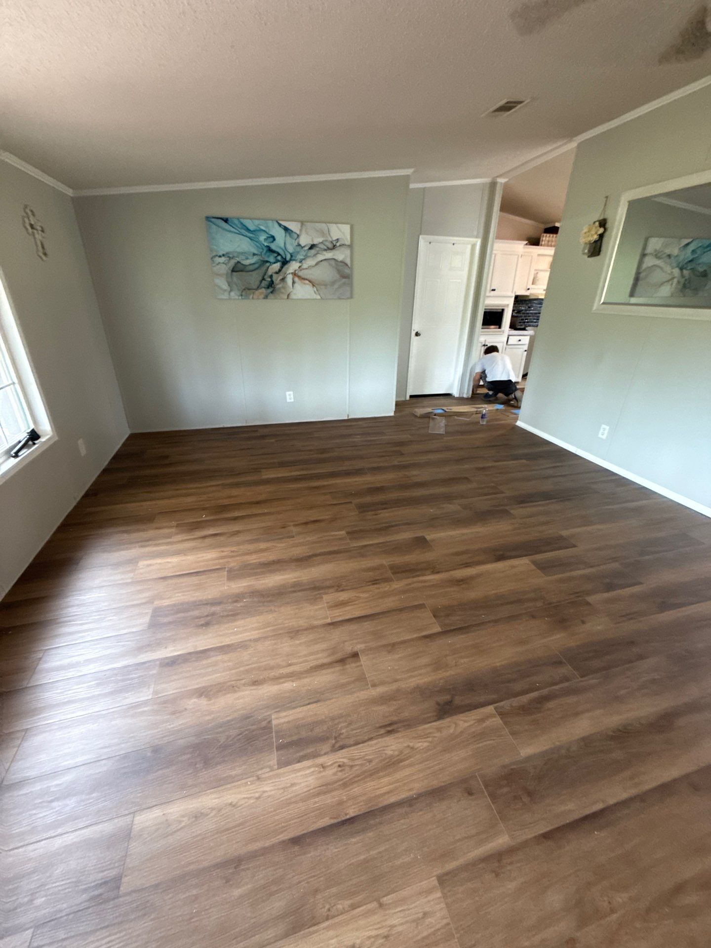 Subfloor Repairs With LVP Installation by Axtra Hand