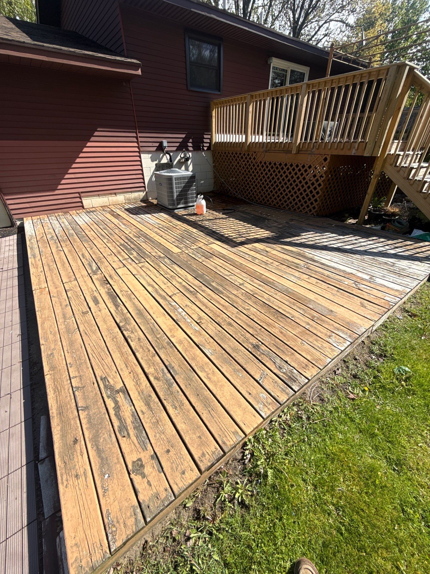 Deck Staining Project Completed in Muskegon, Michigan 49444 by Gordon Painting