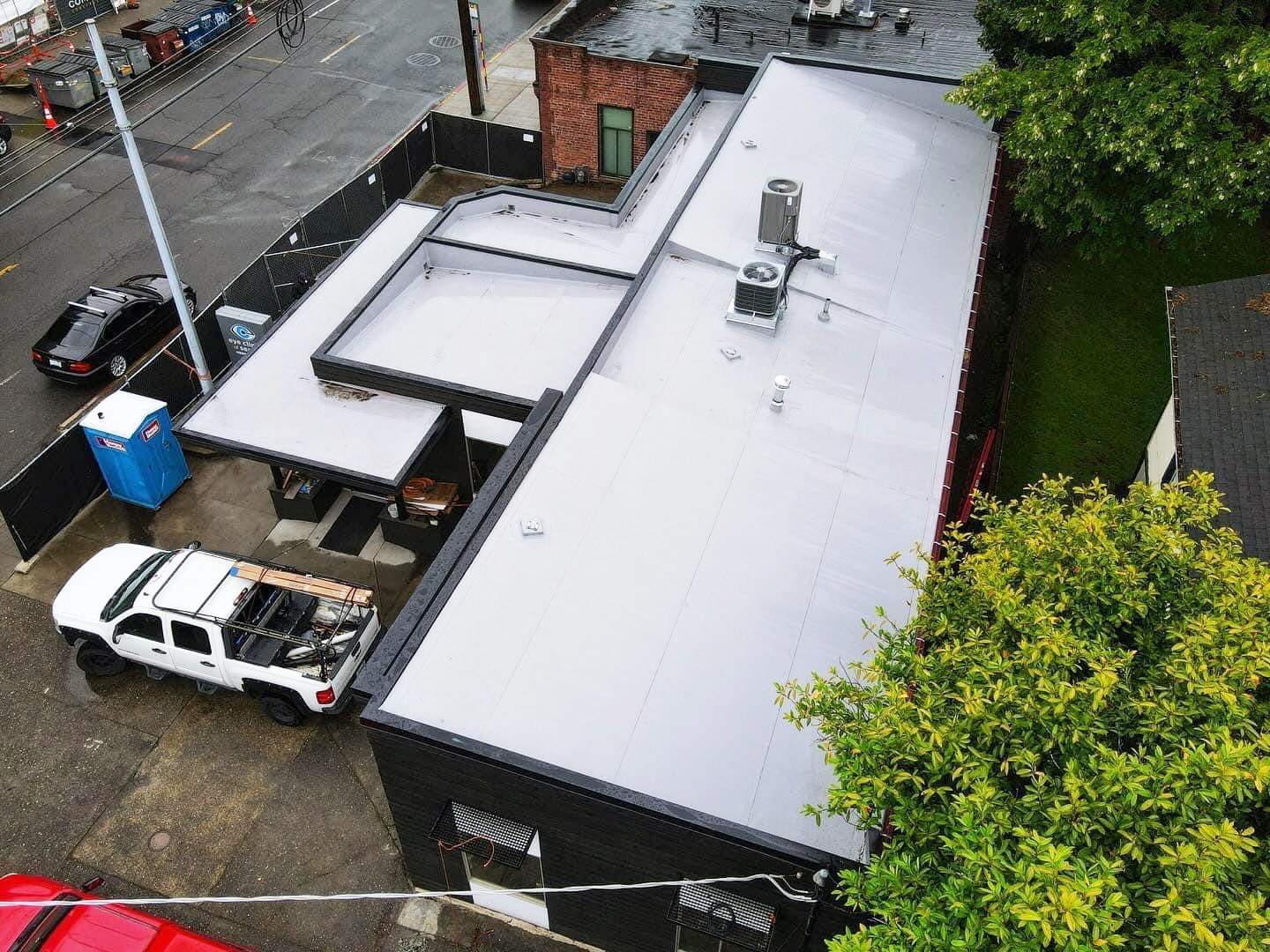 Residential Roofing Installation using PVC Membrane by Roofing Formula LLC