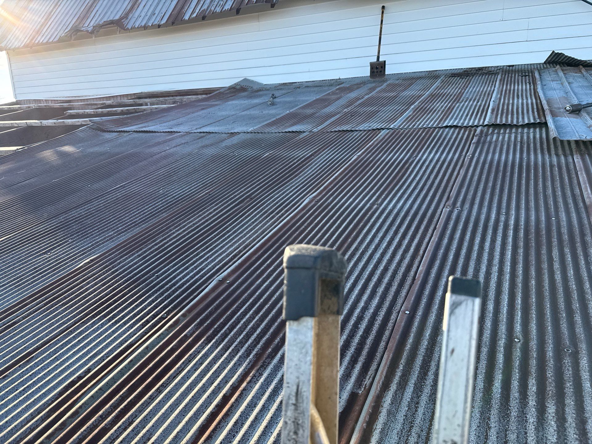 Commercial Roofing Installation using Perfromance Panel Metal - Black by RoofX 