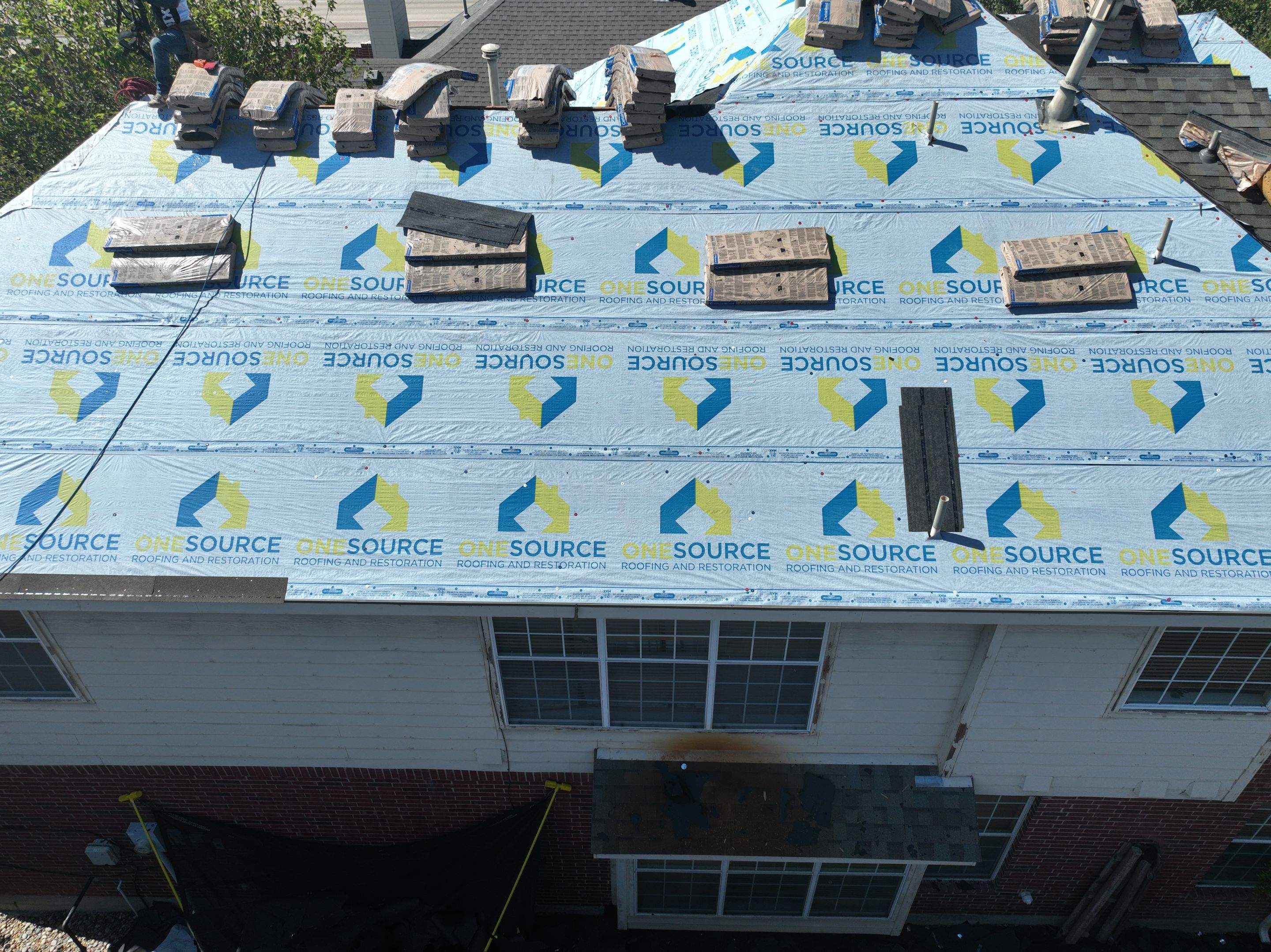 Residential Roofing Installation using CertainTeed Landmark MaxDef Weathered Wood by OneSource Roofing and Restoration