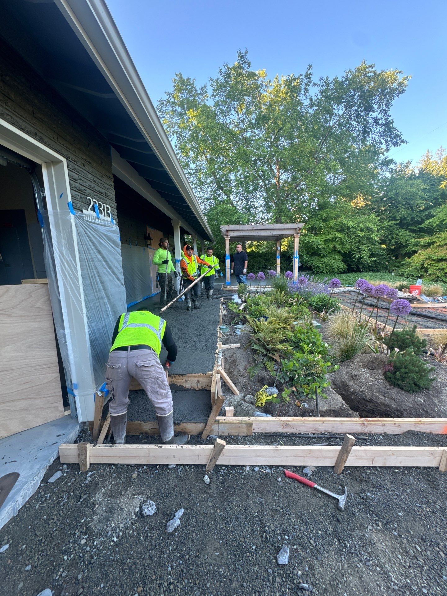 Concrete Driveway Makeover | Edmonds  by Jireh Asphalt & Concrete Inc 