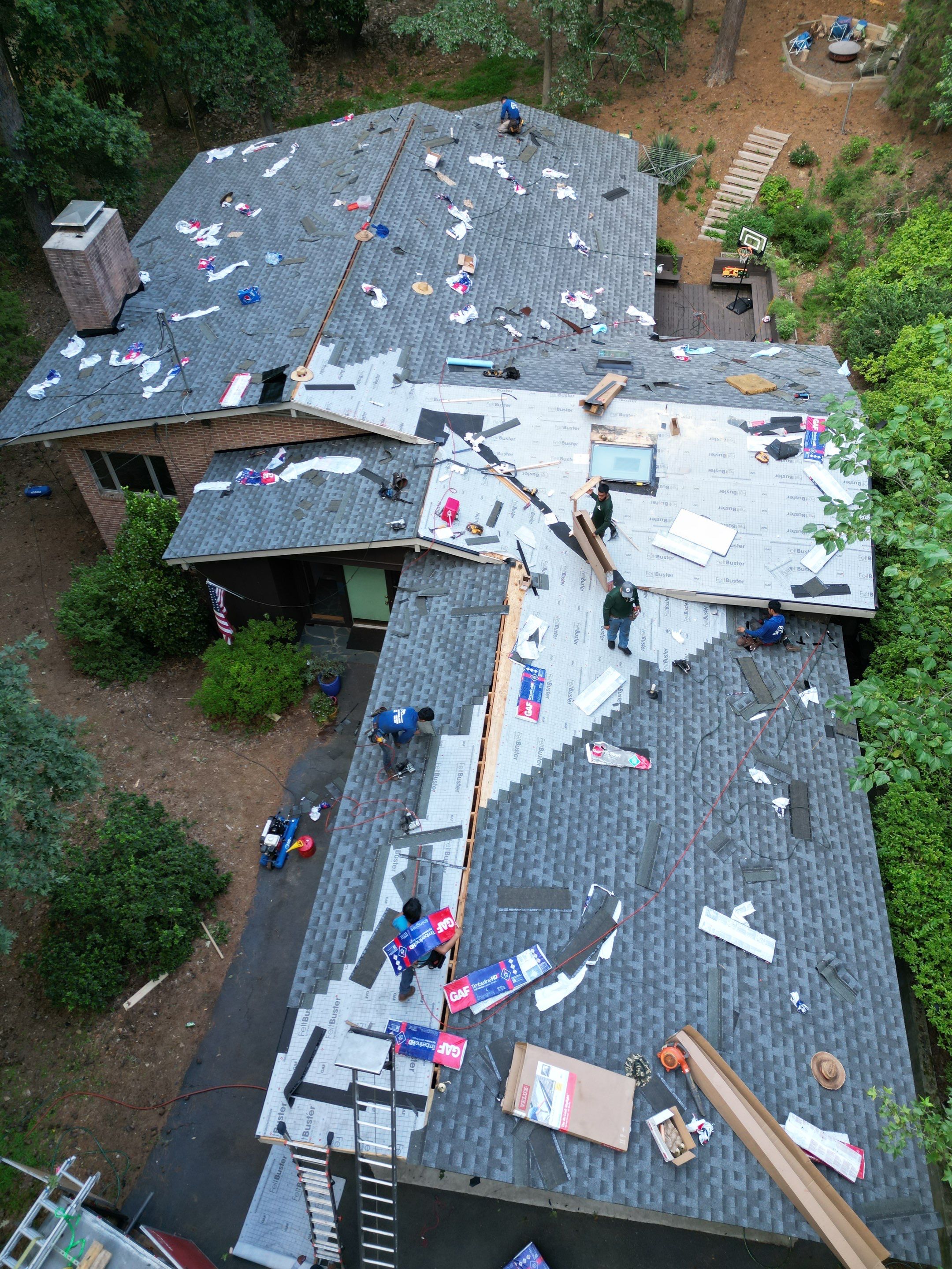 Roof Replacement - GAF Timberline HDZ Pewter Gray  by Pro Performance Roofing