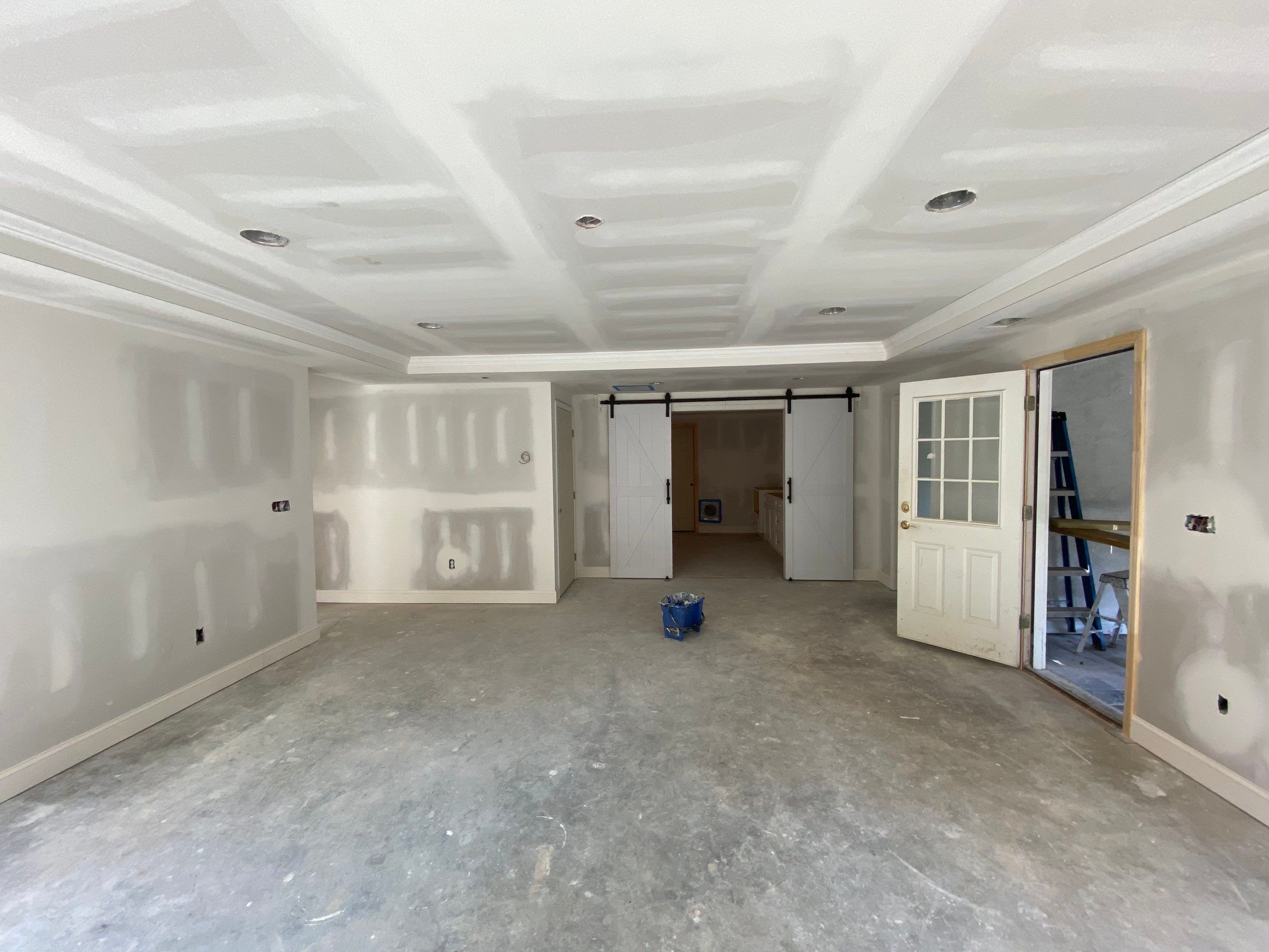Marietta Basement Remodeling Featuring Custom Wet Bar and Marble Shower by Swift Home Renovations