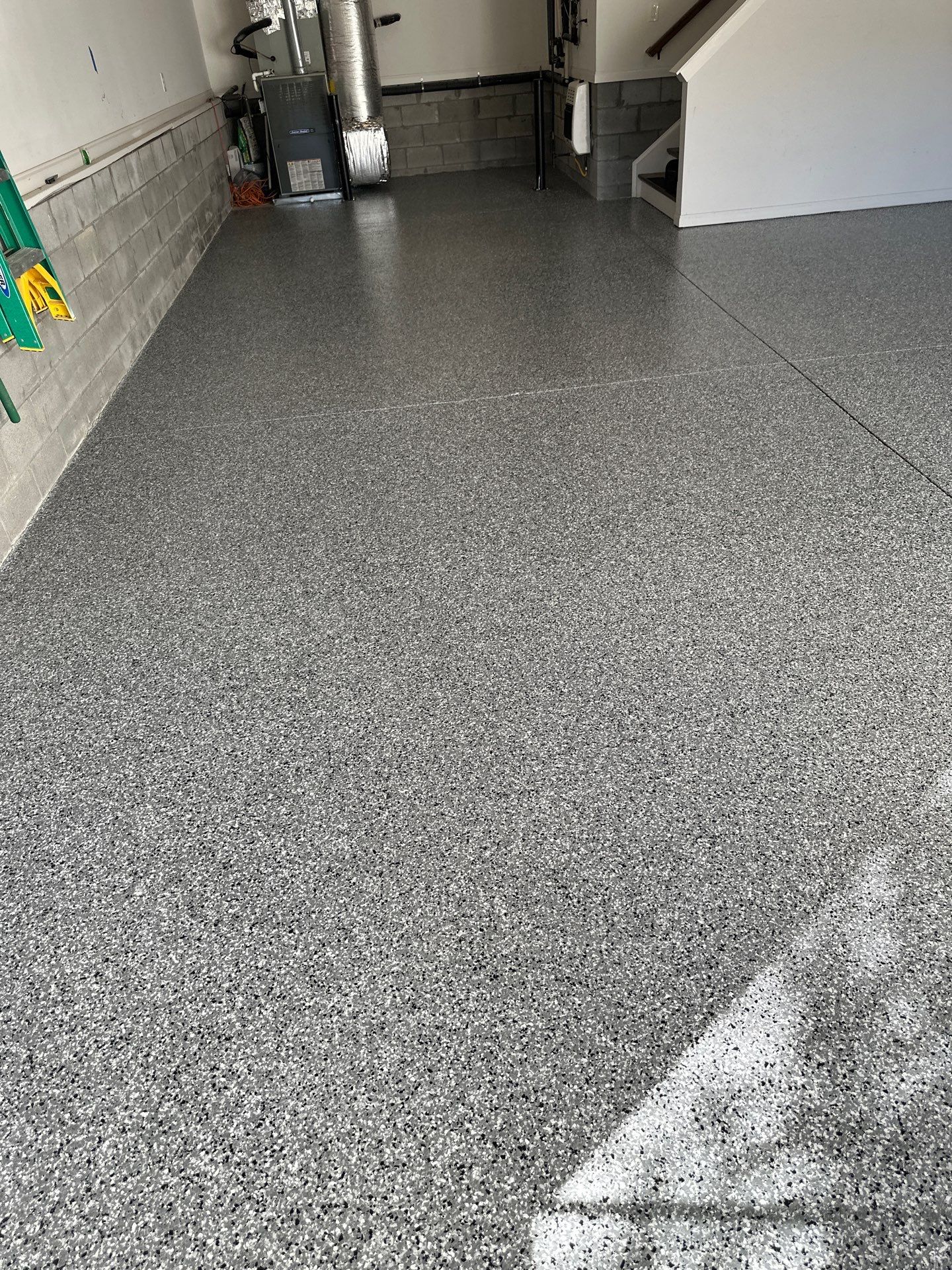 Garage Floor Coating using Wombat by My Garage Floor Guys