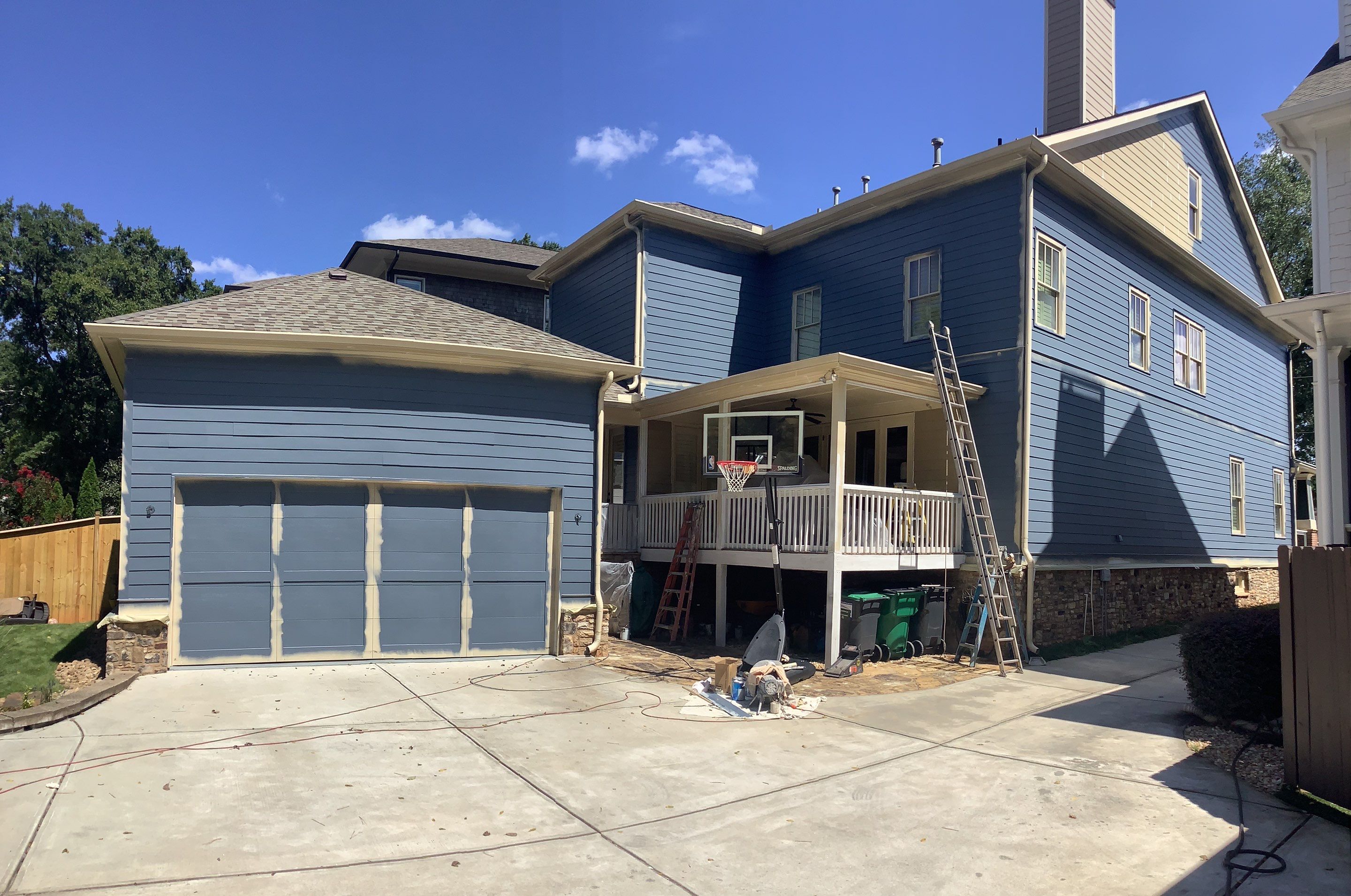 Full Exterior Residential Painting Transformation in Smyrna by Swift Home Renovations