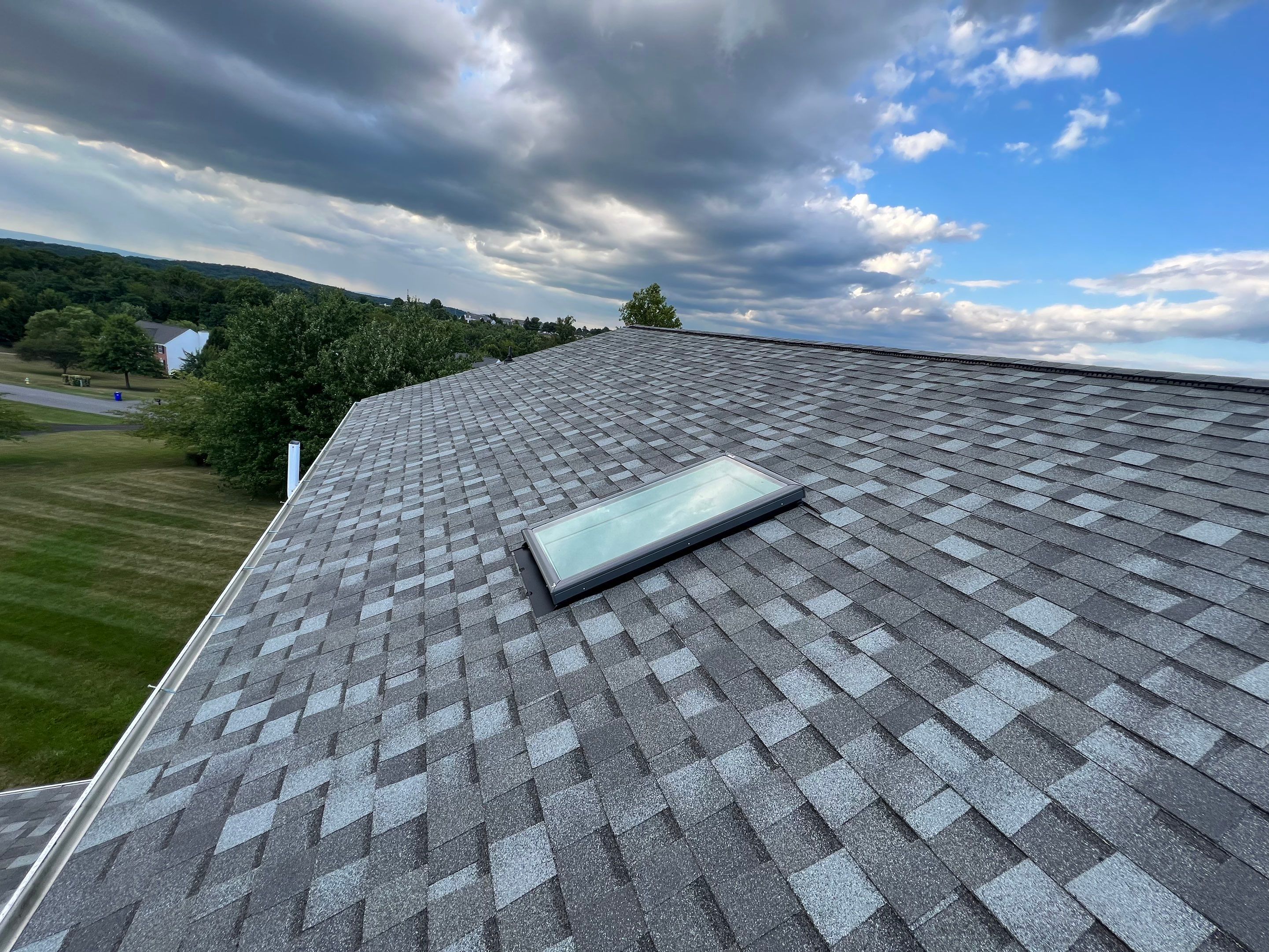 Residential Roofing Installation using Atlas Pinnacle Pristine Coastal Granite Architectural Shingles by Frederick Roof Repair
