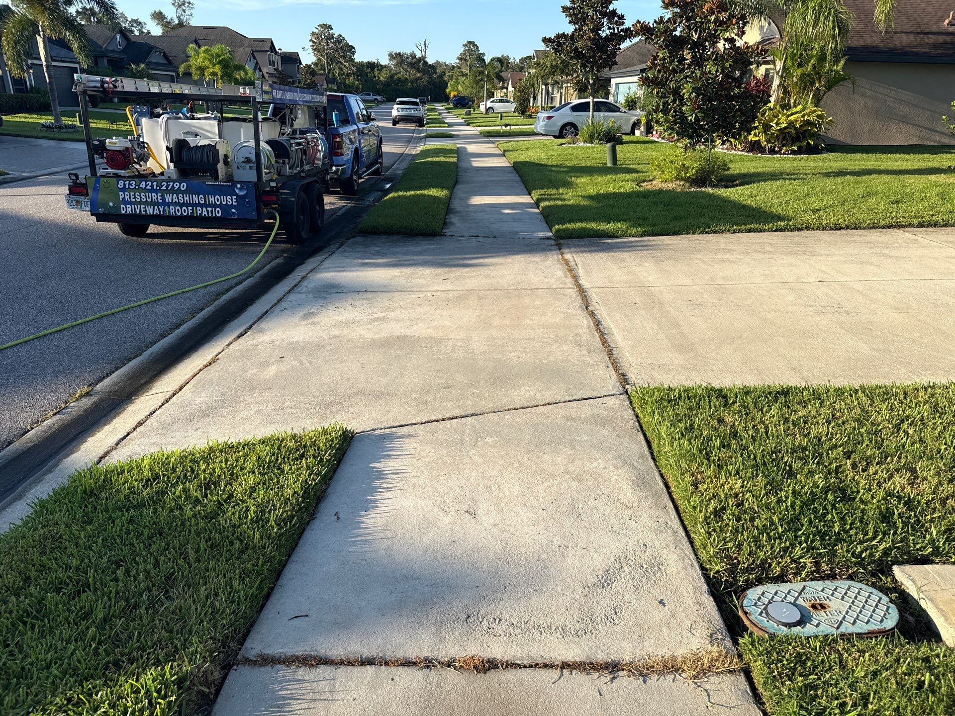 π‘ Safety and curb appeal go hand in hand! by Sunshine AquaWash