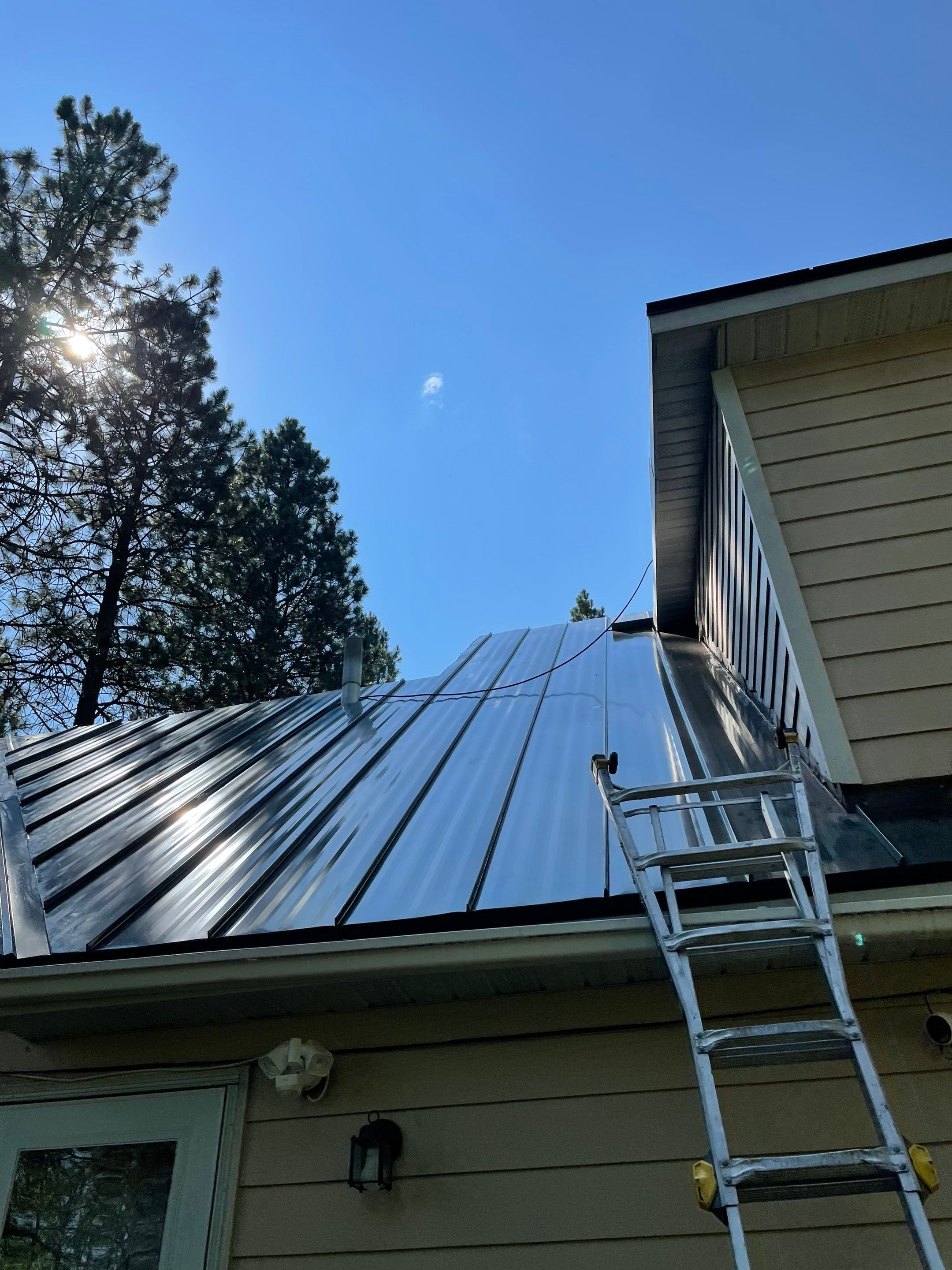Green Snap Lock Standing Seam  by Montana Roofing Solutions