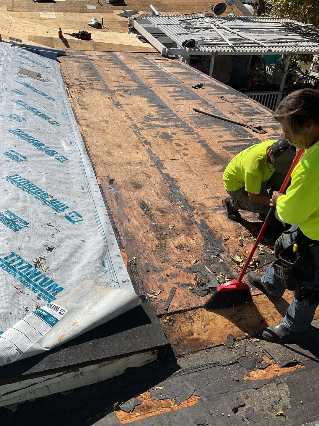 Residential Roofing Installation using Owens Corning Roofing Shingles by Byers Enterprises 