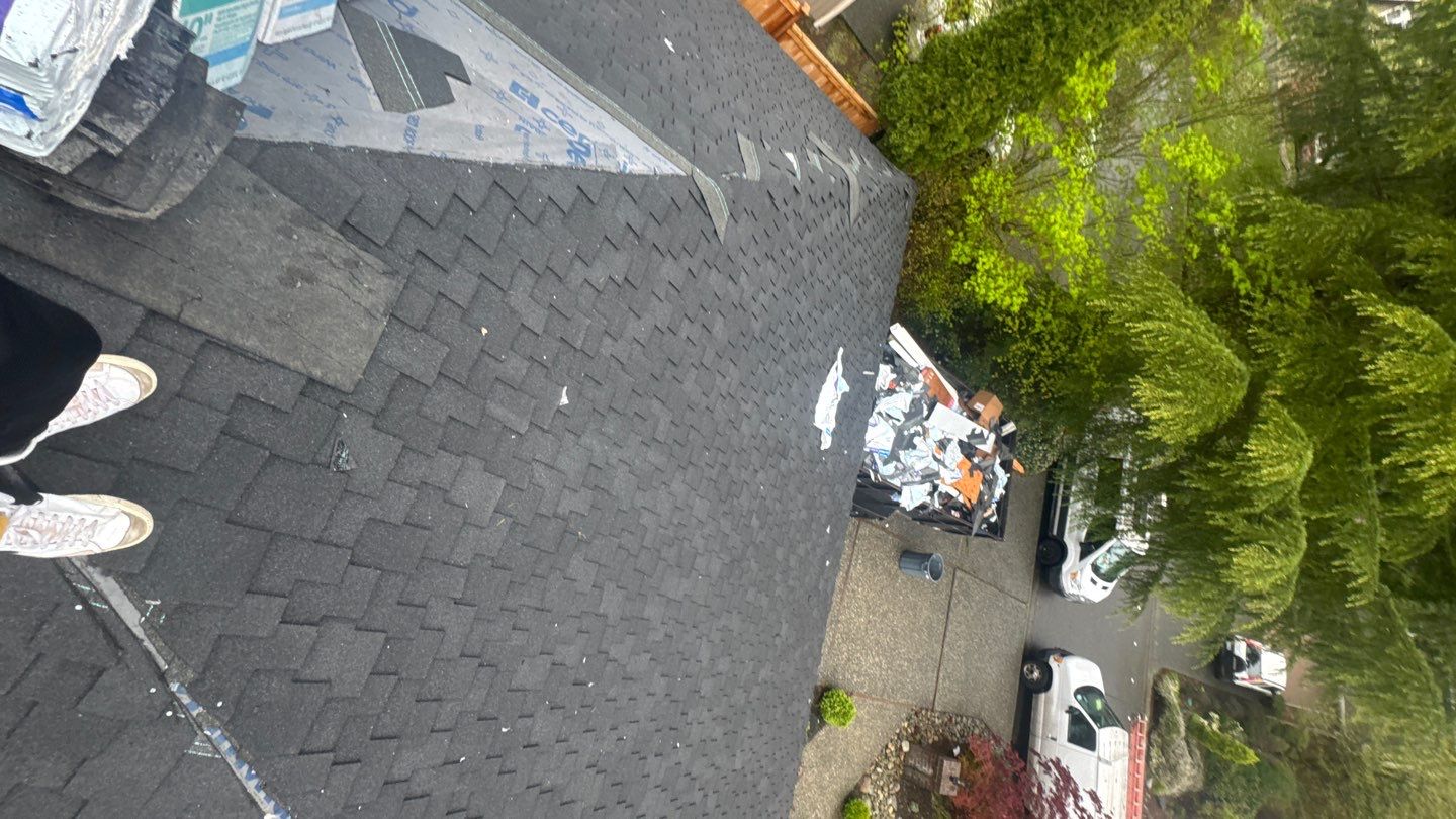 Residential Roofing Installation using GAF UHDZ Shingles by Roofing Formula LLC