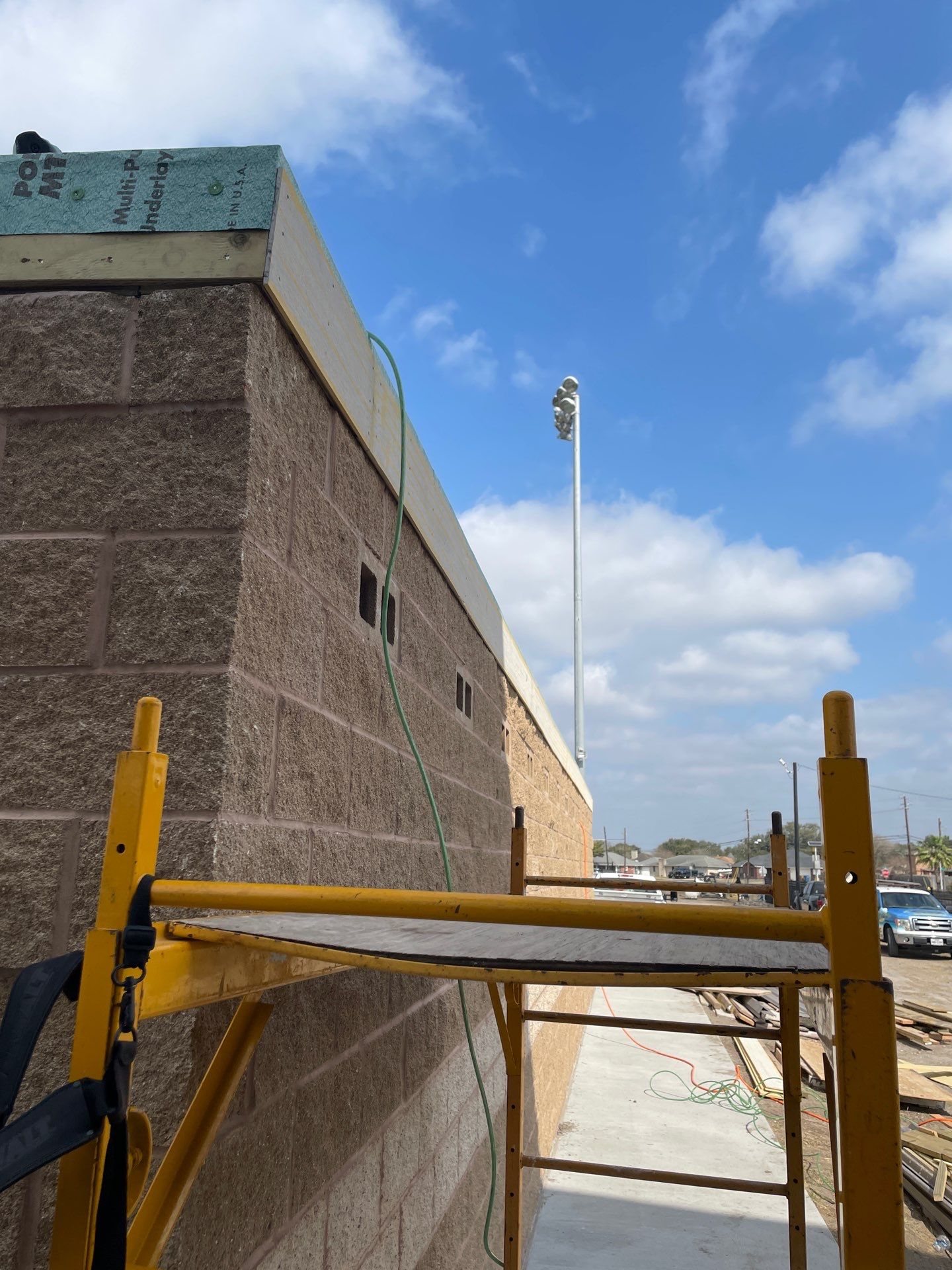 Wildcat Dugout by Bayfront Roofing and Construction