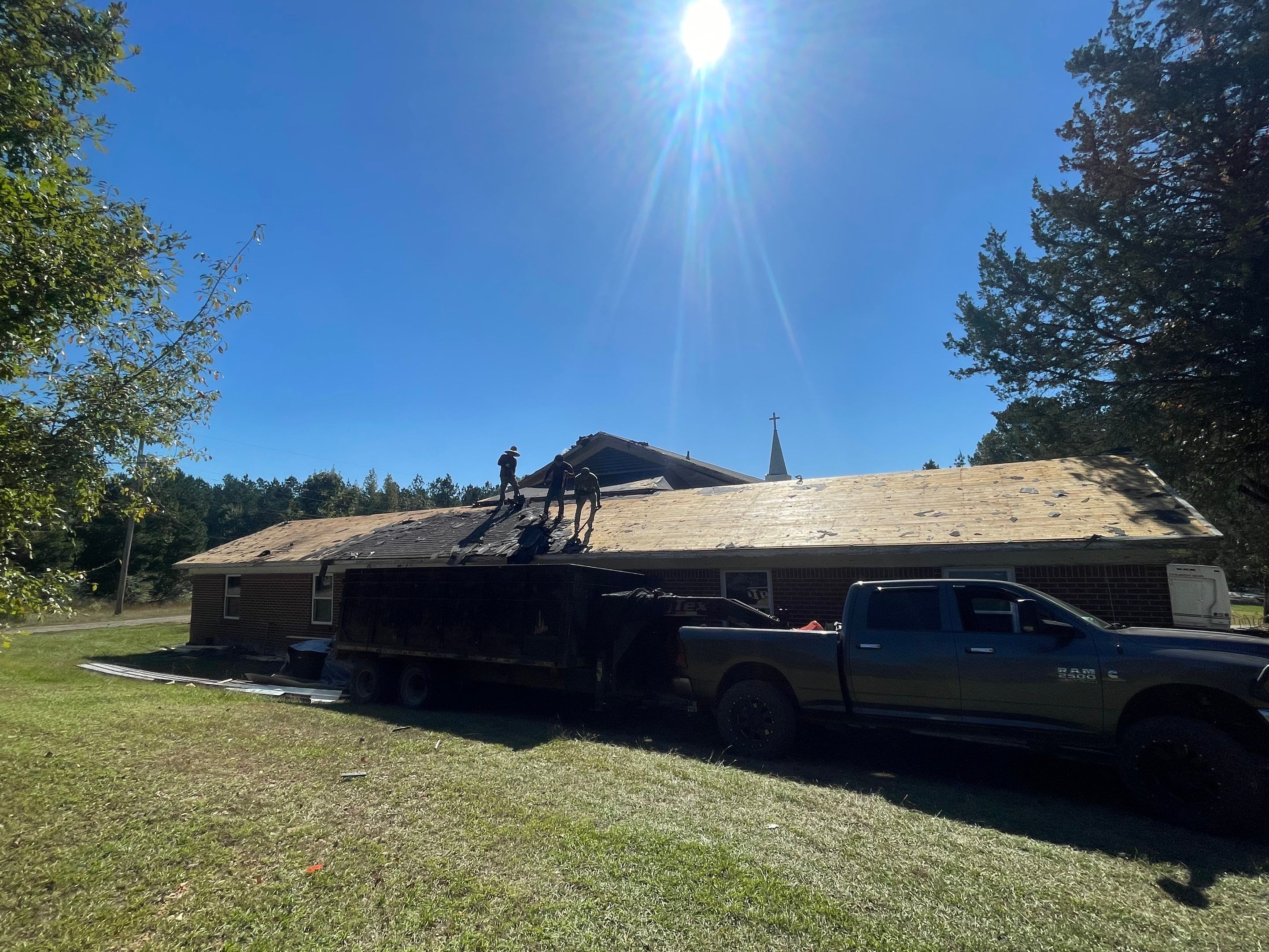 Residential Metal Roof Replacement using Reed's Metals: 26 GA. Colored Residential Metal Panels (Barn Red) by Hostetler Roofing