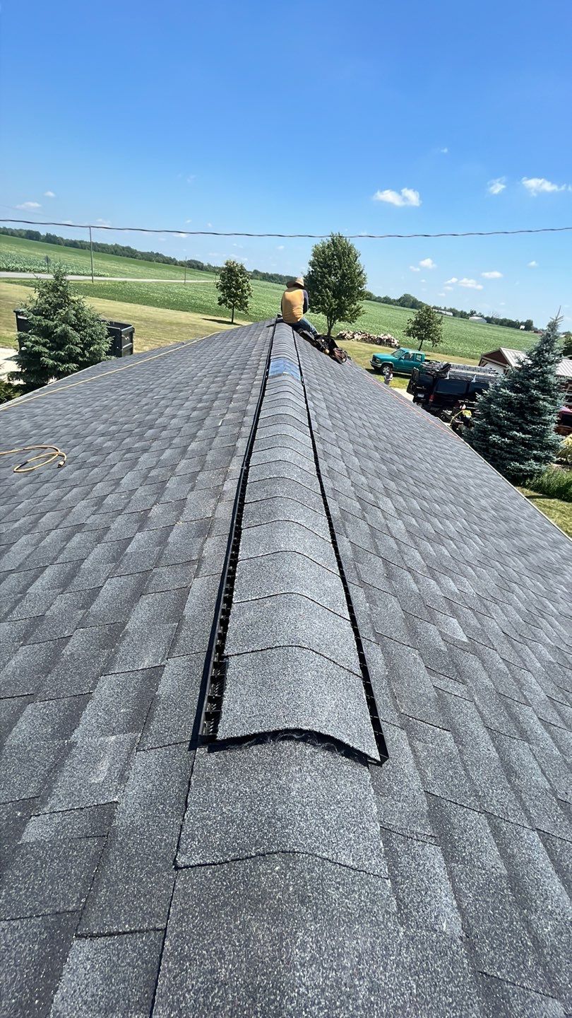 Residential Roofing Installation using GAF Timberline HDZ Charcoal by Nitro Roofing and Construction