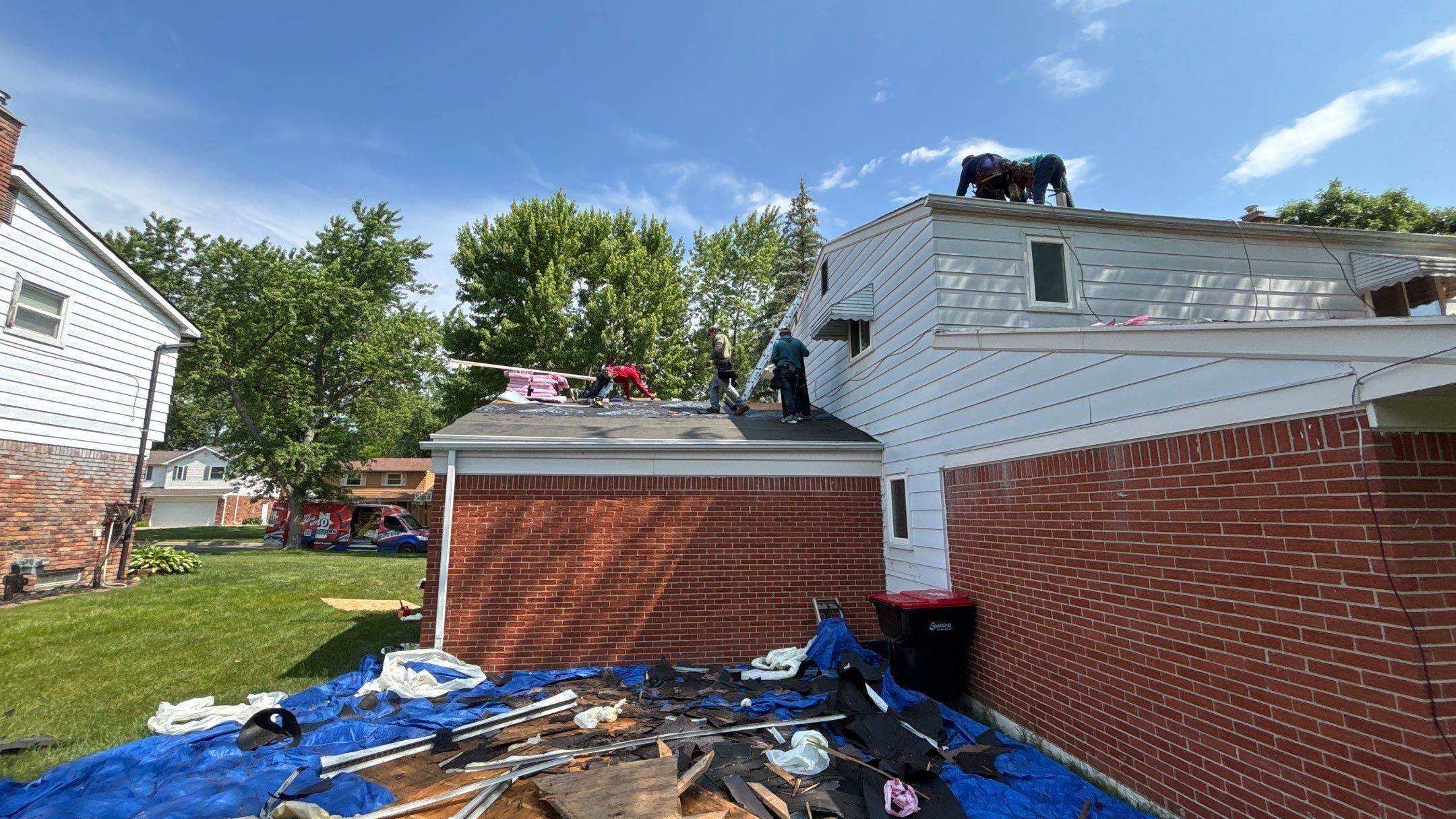 Roof Replacement using Owens Corning Brownwood by 180 Contractors