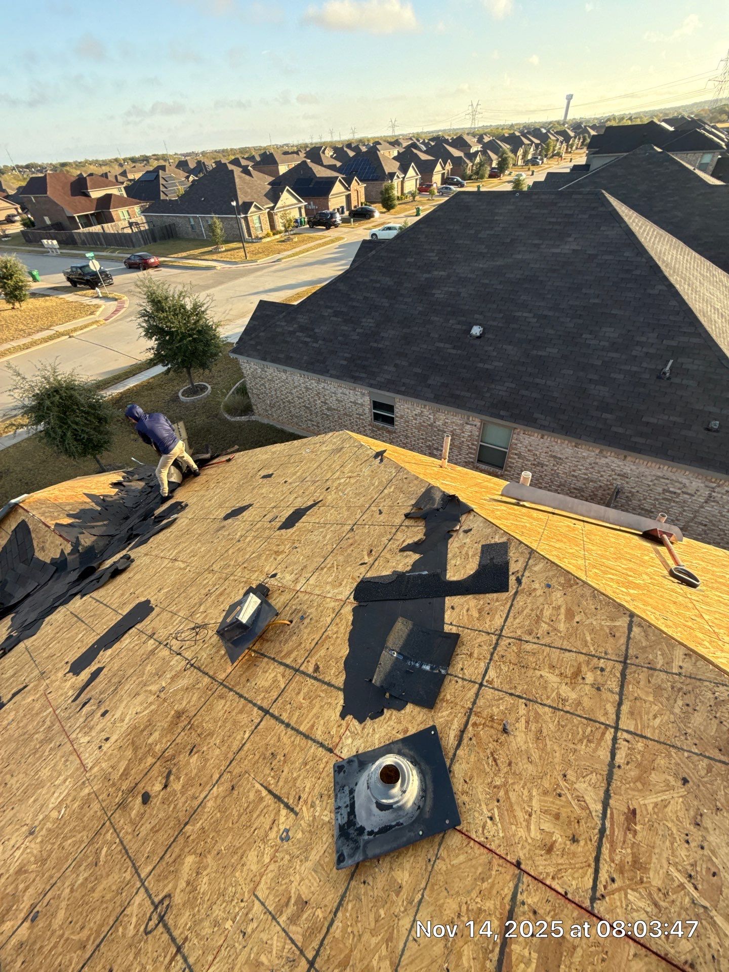 Residential Roof Replacement using GAF - NATURAL SHADOW - CHARCOAL by Elite Roofing LLC