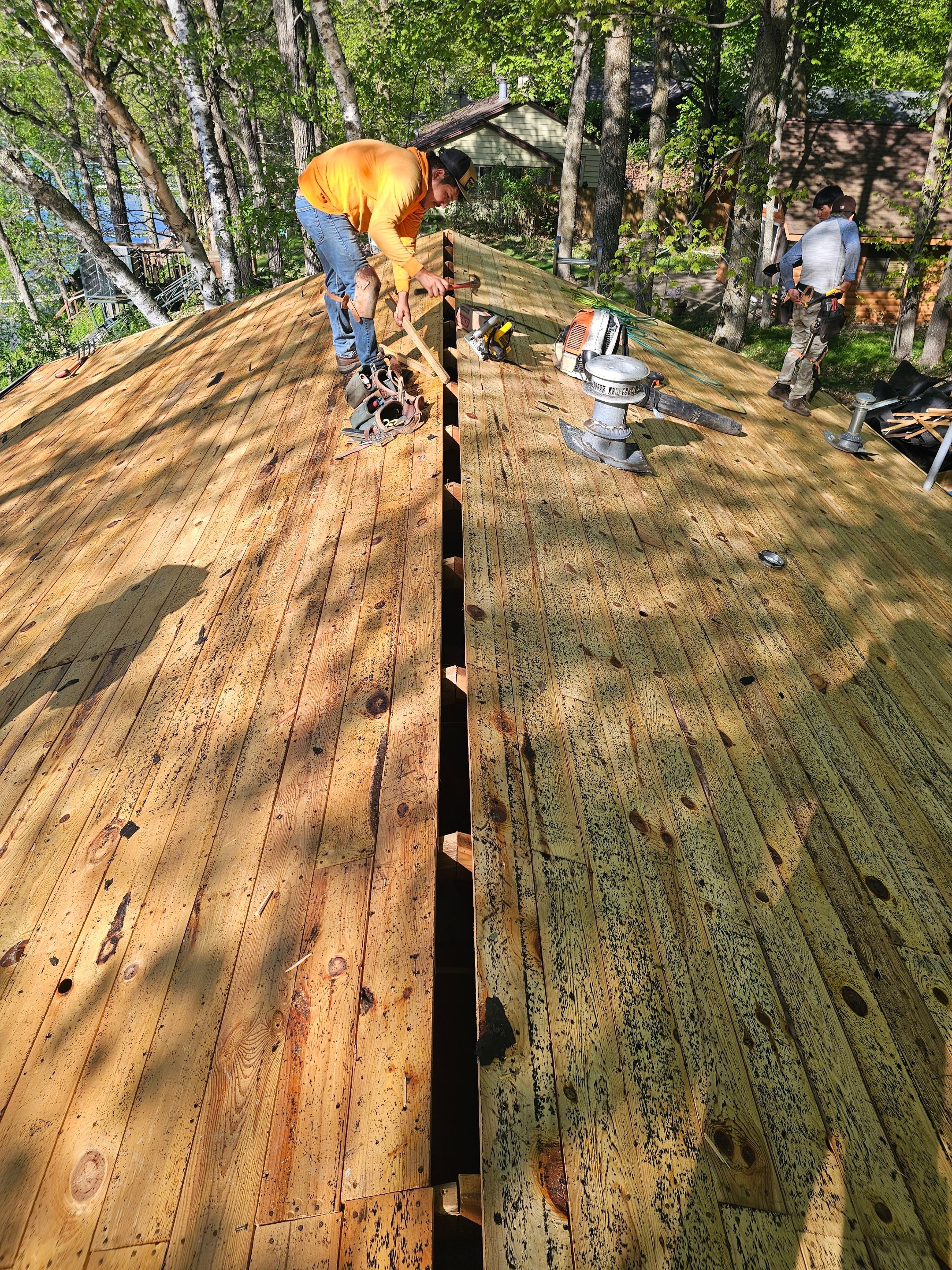 Project in Nisswa by CoMitted 365 Roofing & Exteriors 