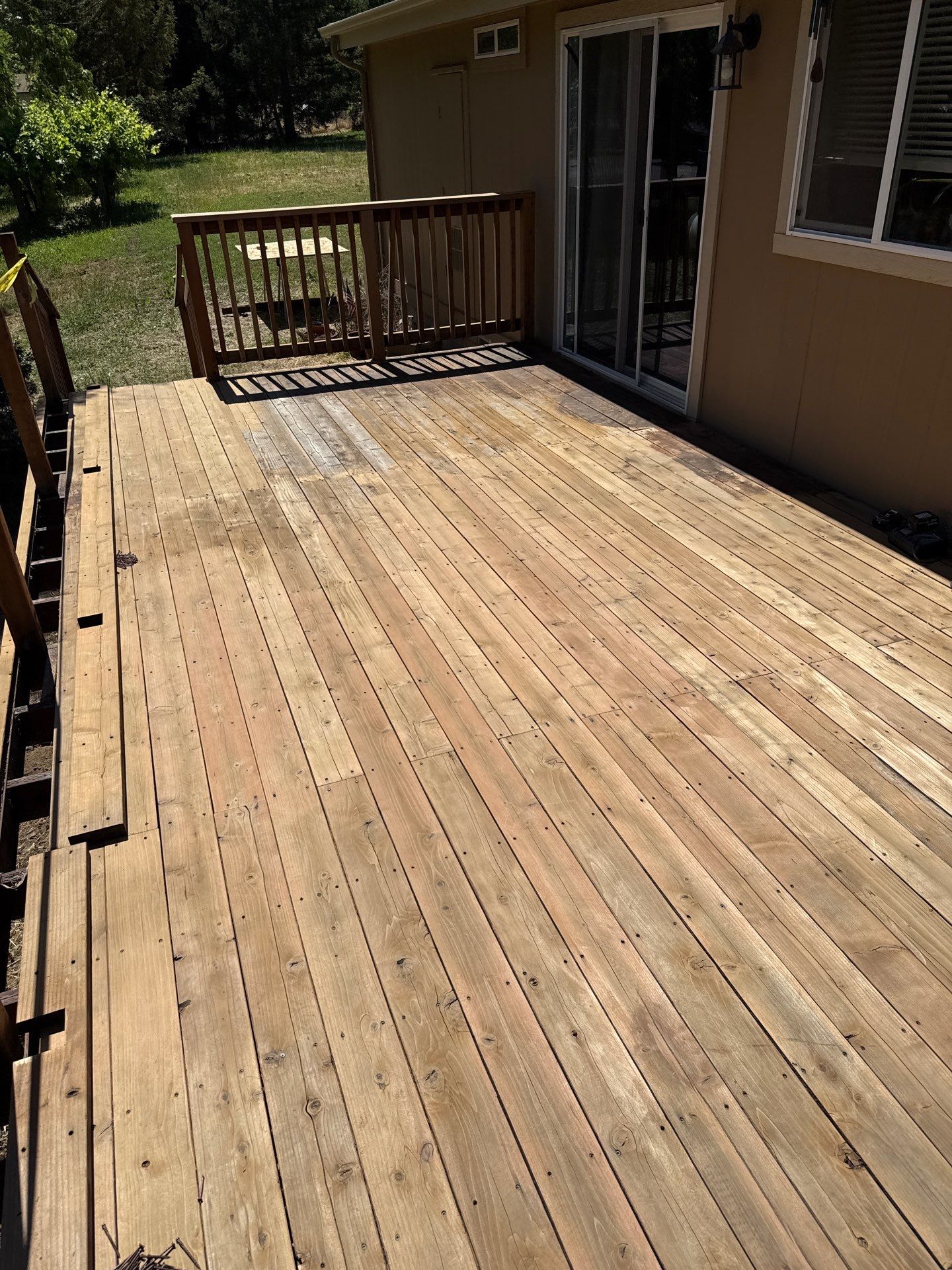 New Shade Cover for existing Porch by JRS Construction