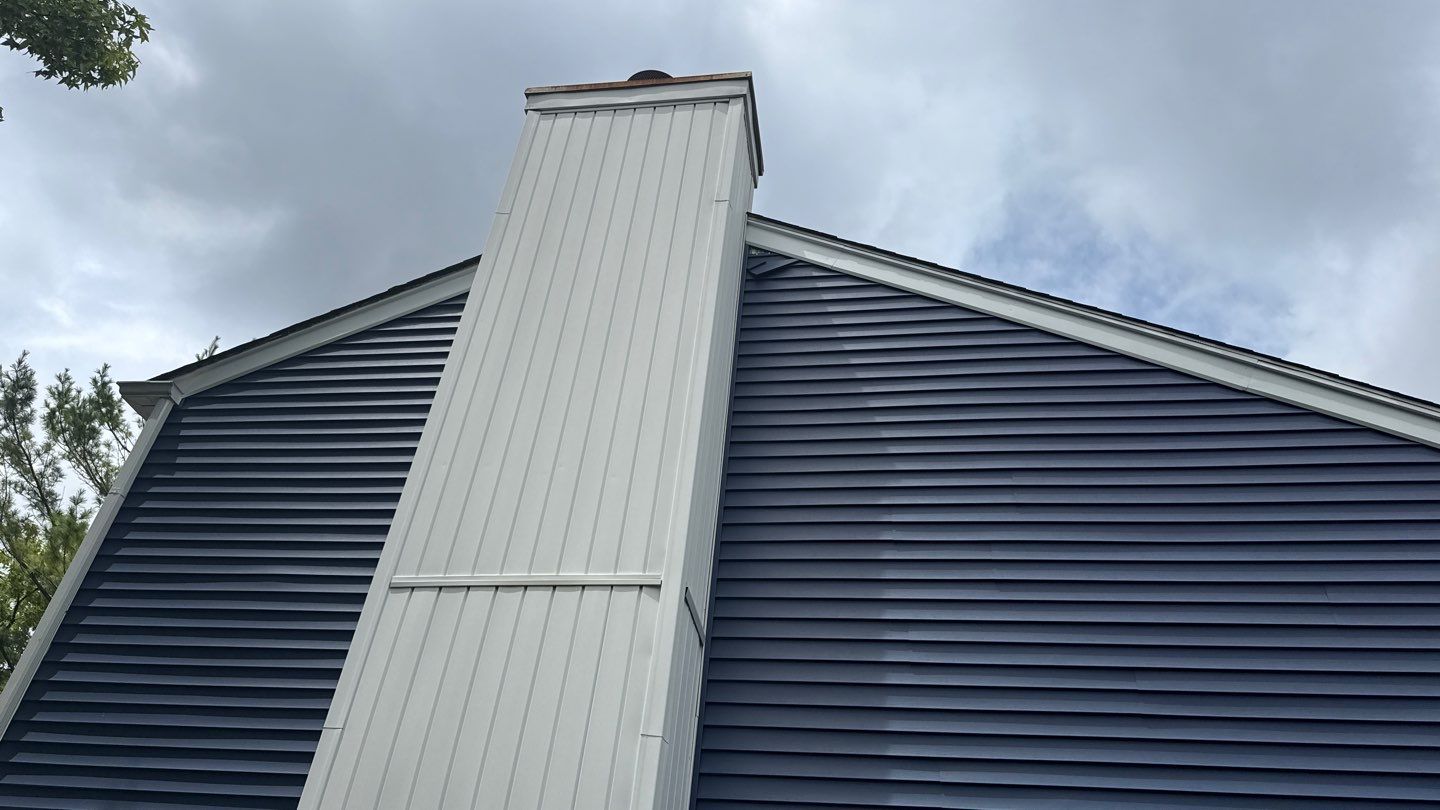 Siding Replacement using Certainteed Restoration Classic D4 Midnight Blue by 180 Contractors