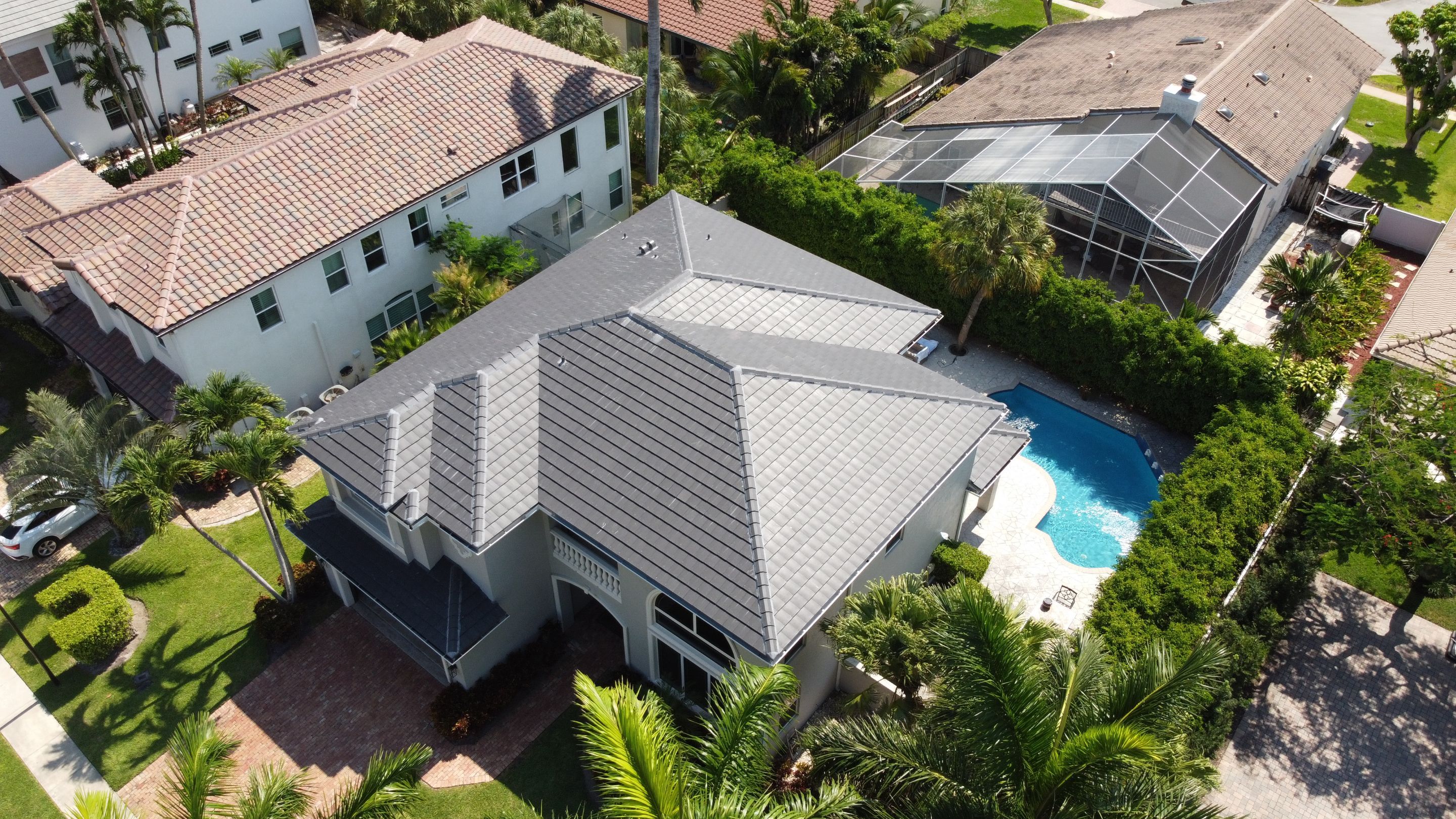 Residential Roofing Installation using Eagle Roofing Tile by BLUES BROTHERS ROOFING