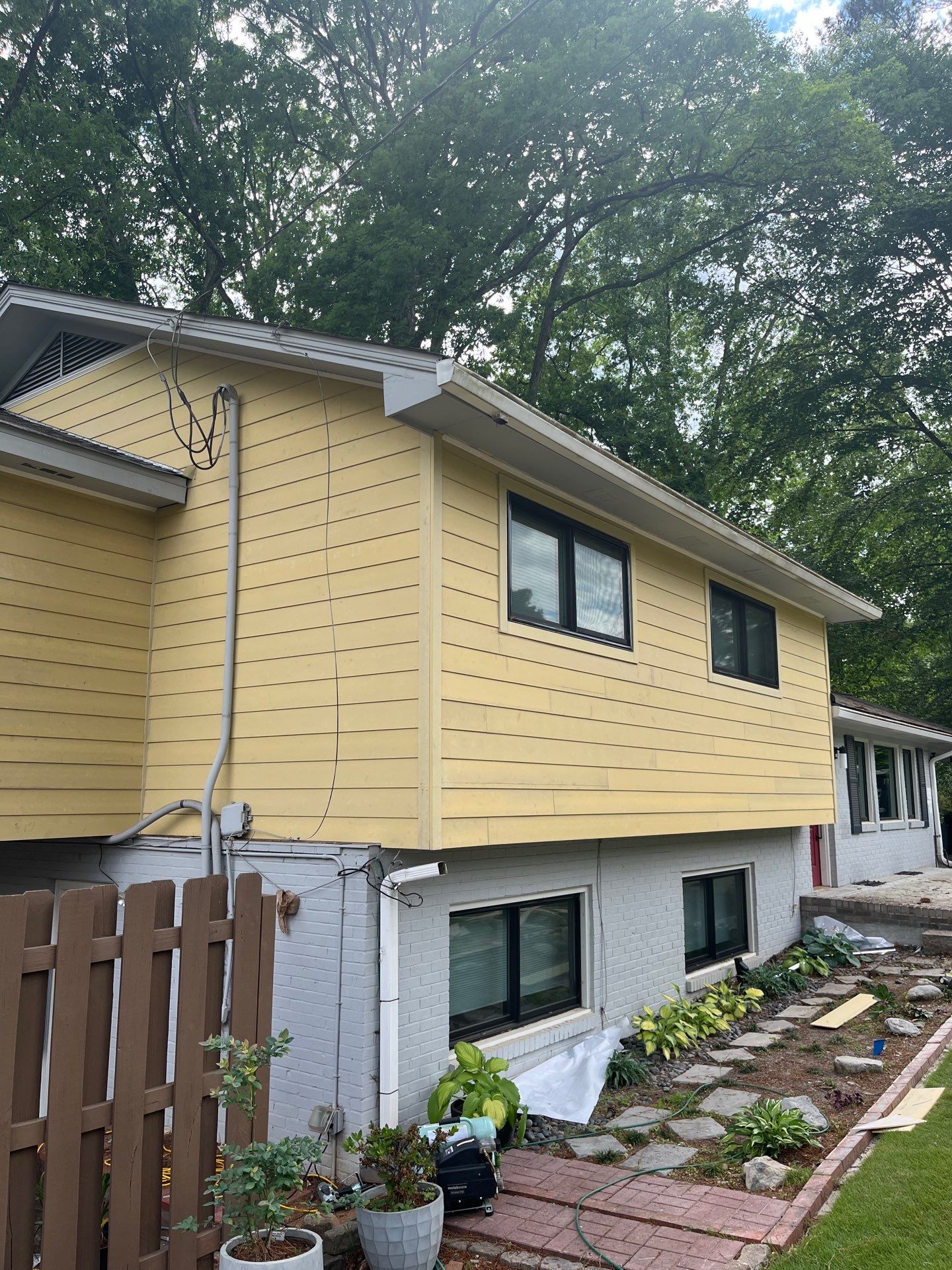 Siding and Door Replacement with Exterior Painting in Atlanta, GA by Nelson Exteriors