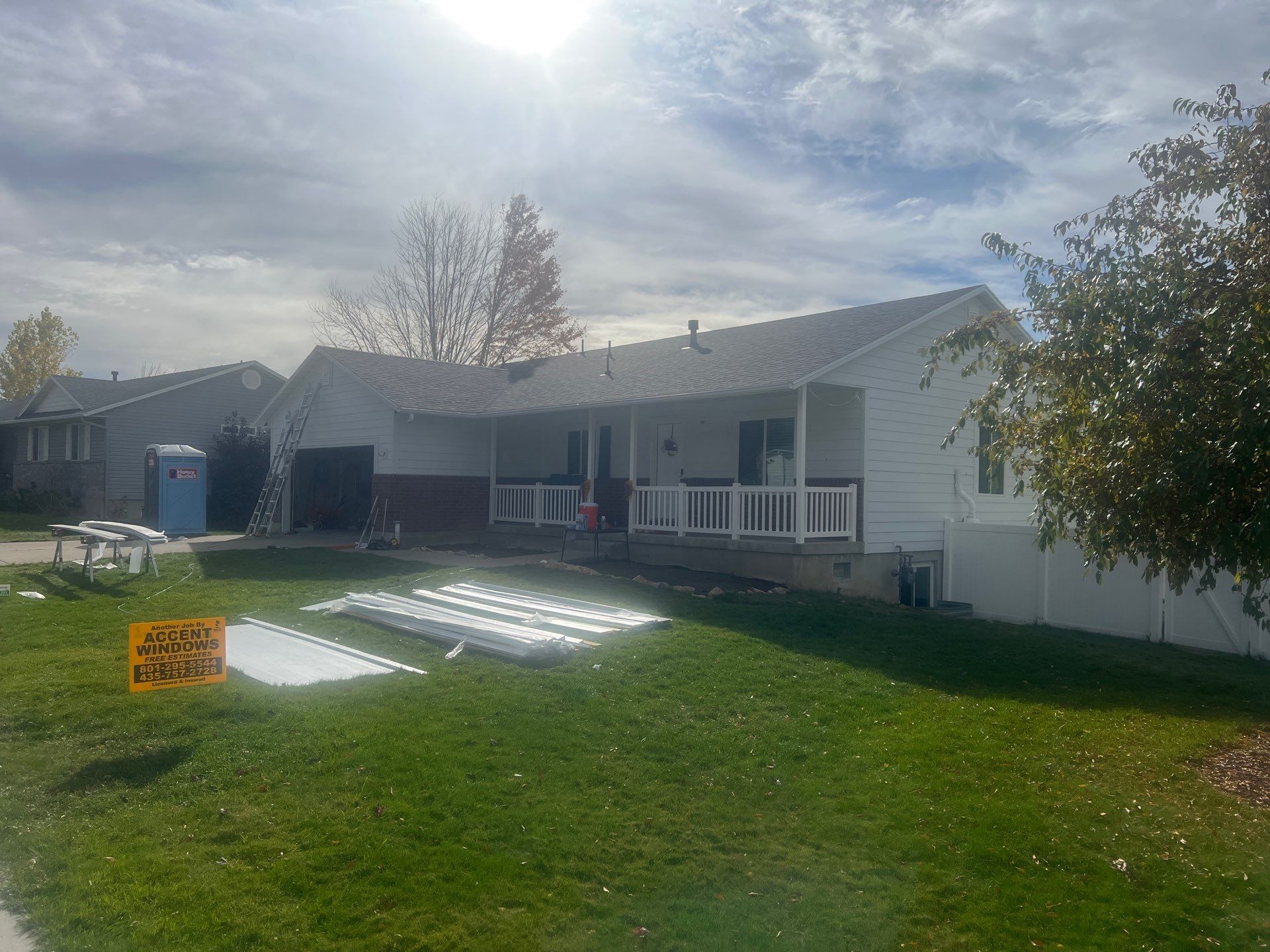 Smithfield | Vinyl Demo, Low-E Insulation & Hardie Upgrade | Arctic White    by Ideal Siding Utah