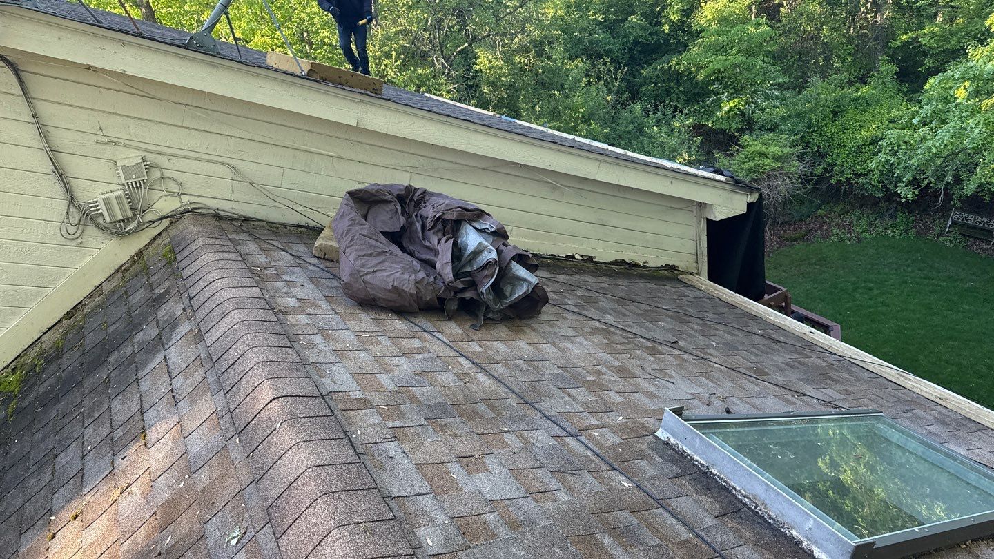 Roof Replacement using Owens Corning Desert Rose by 180 Contractors