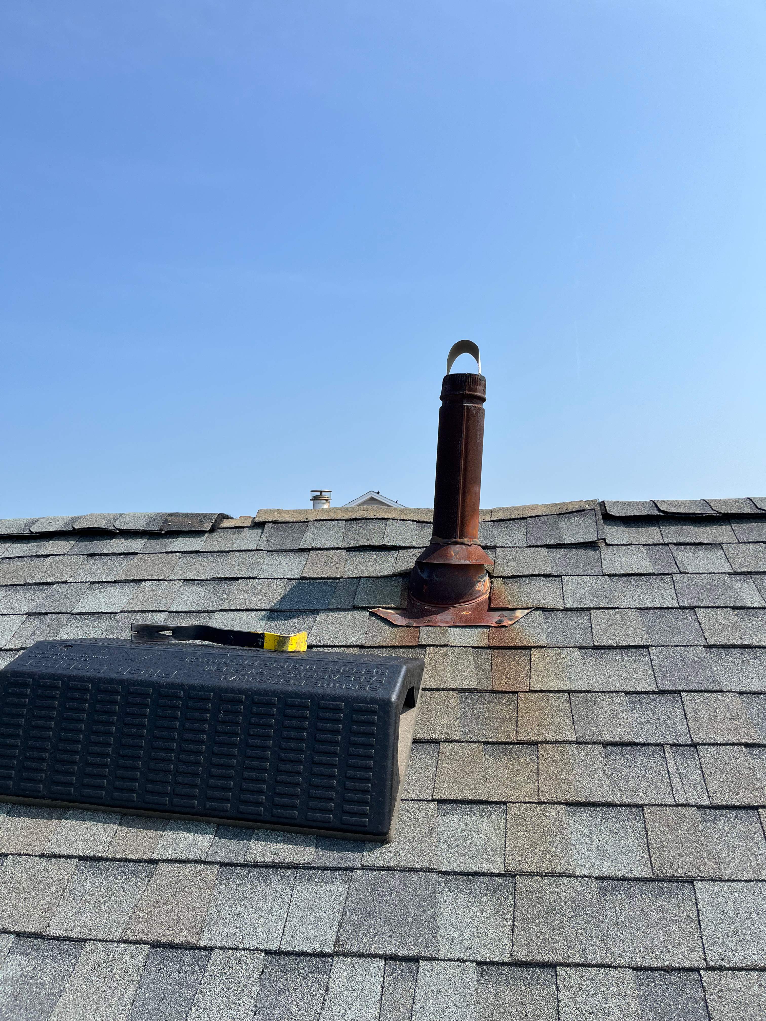 Furnace Exhaust B-Vent in Hampton by Premier Chimney and Roofing