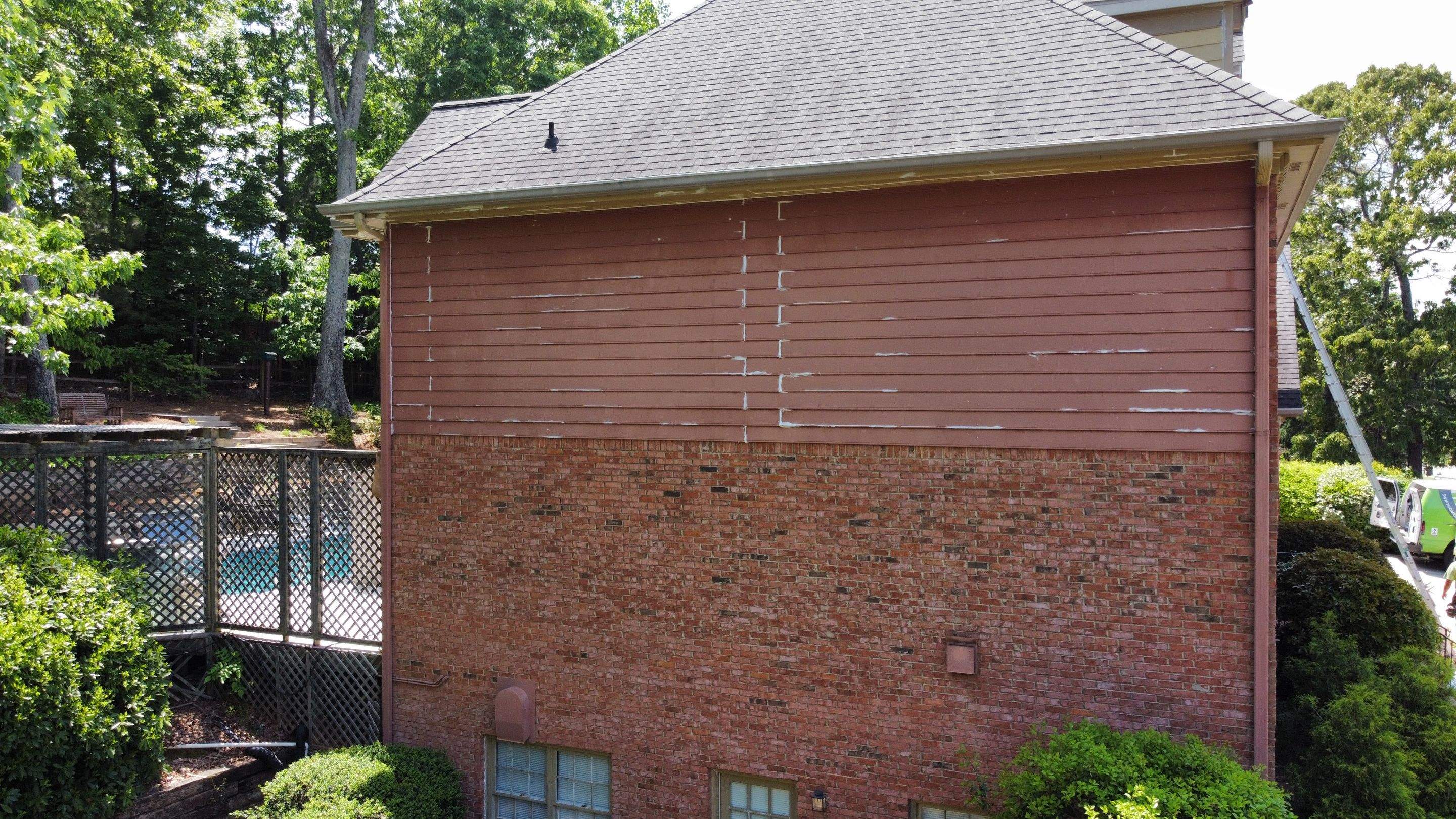 Full Exterior Home Repainting and Trim Refinishing in Roswell by Swift Home Renovations