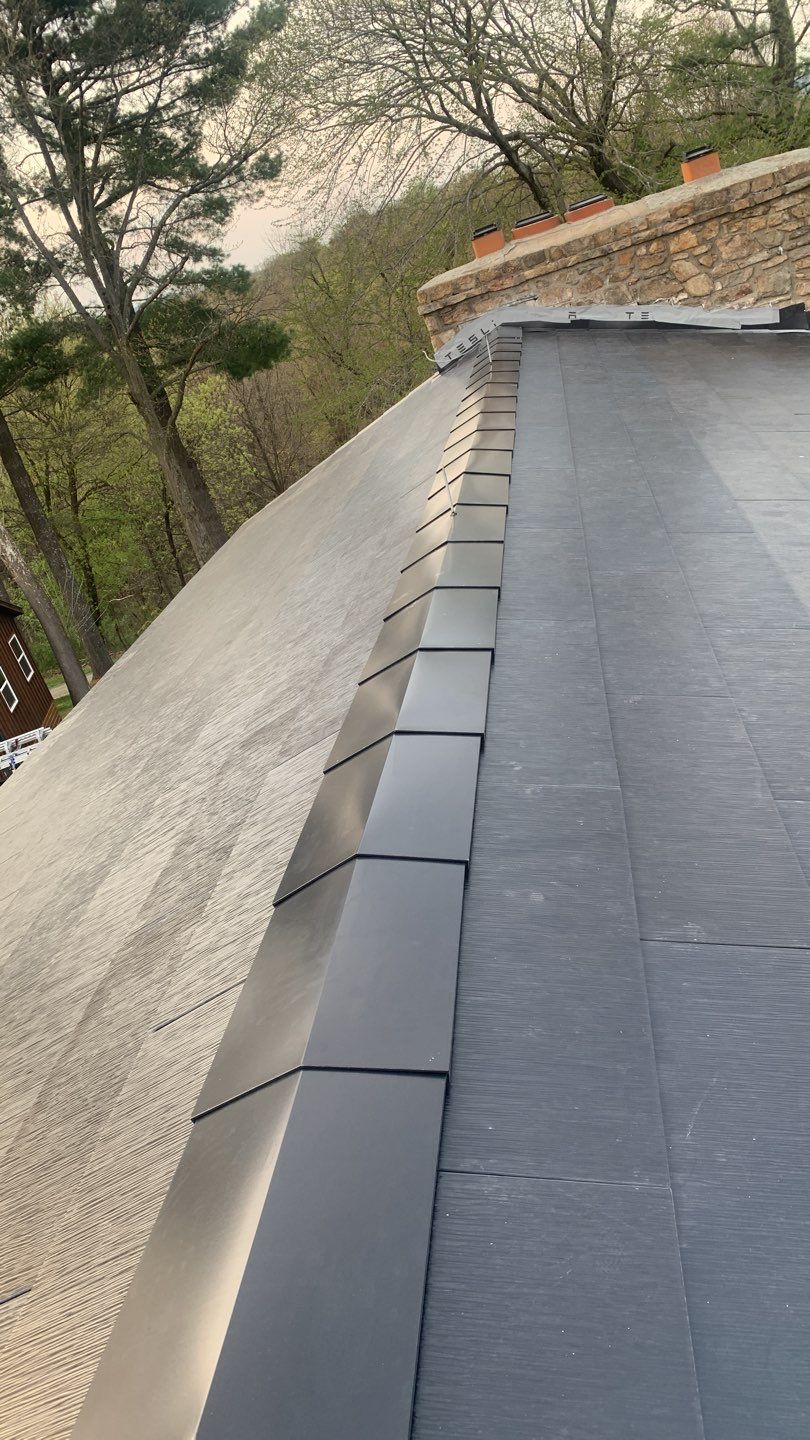 Tesla Solar Roof Replacement by American Home Contractors