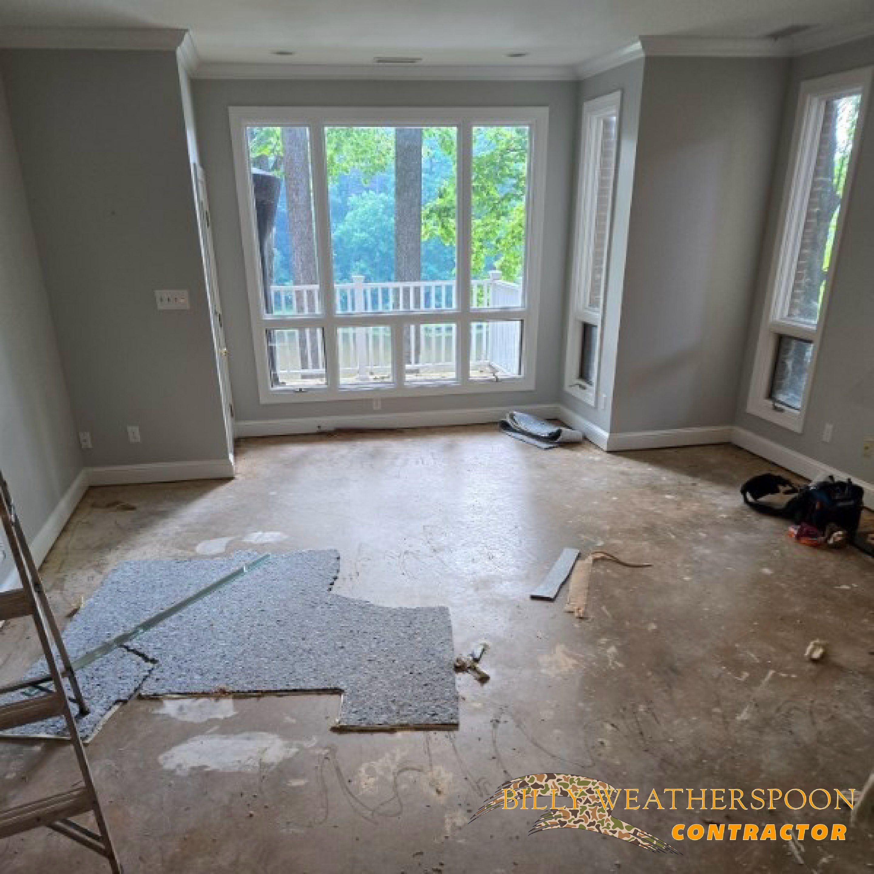 Full house remodel by Billy Weatherspoon Contractor