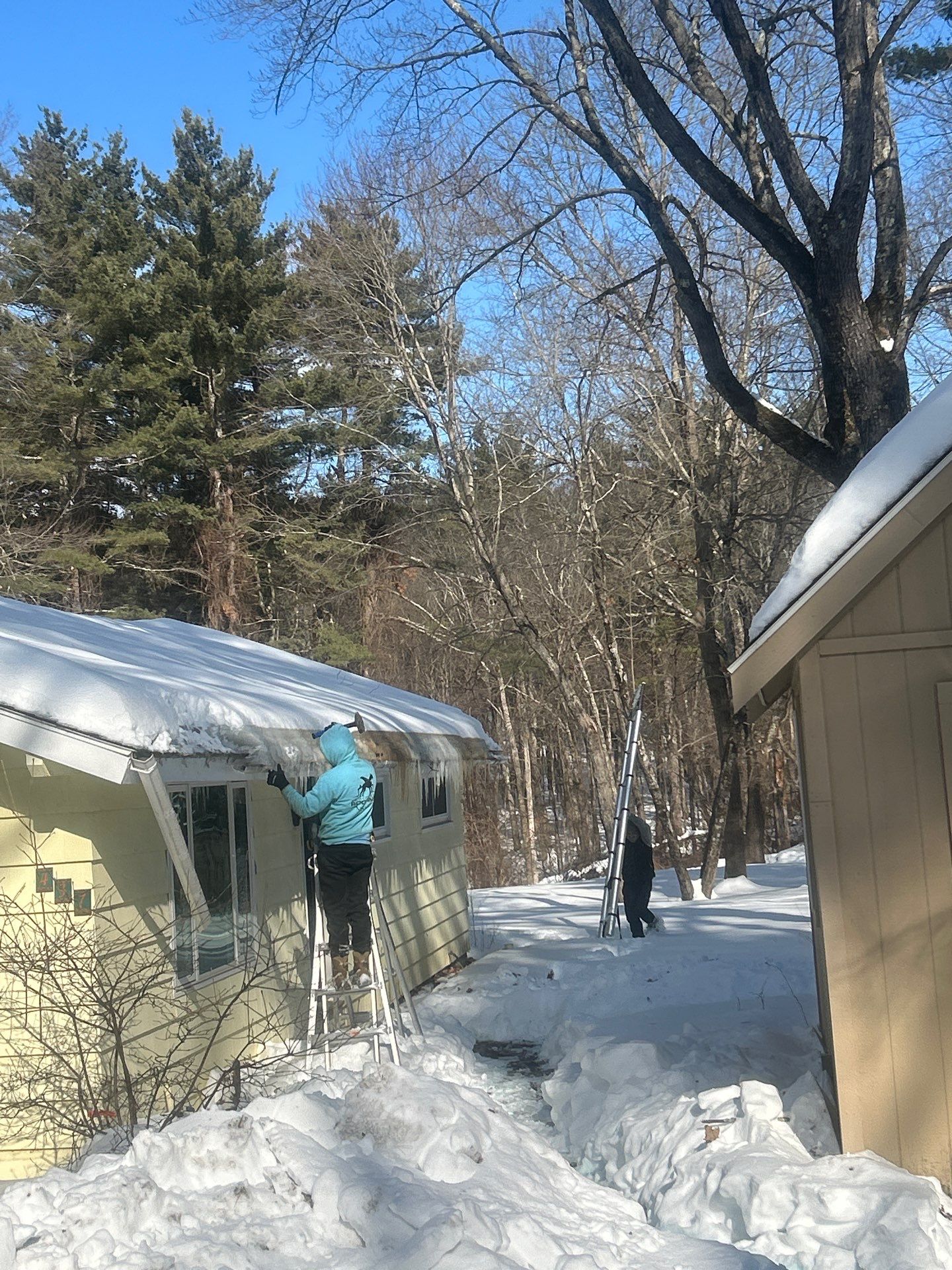 Gutter Installation Project in Stow by Mighty Dog Roofing of Greater Middlesex County