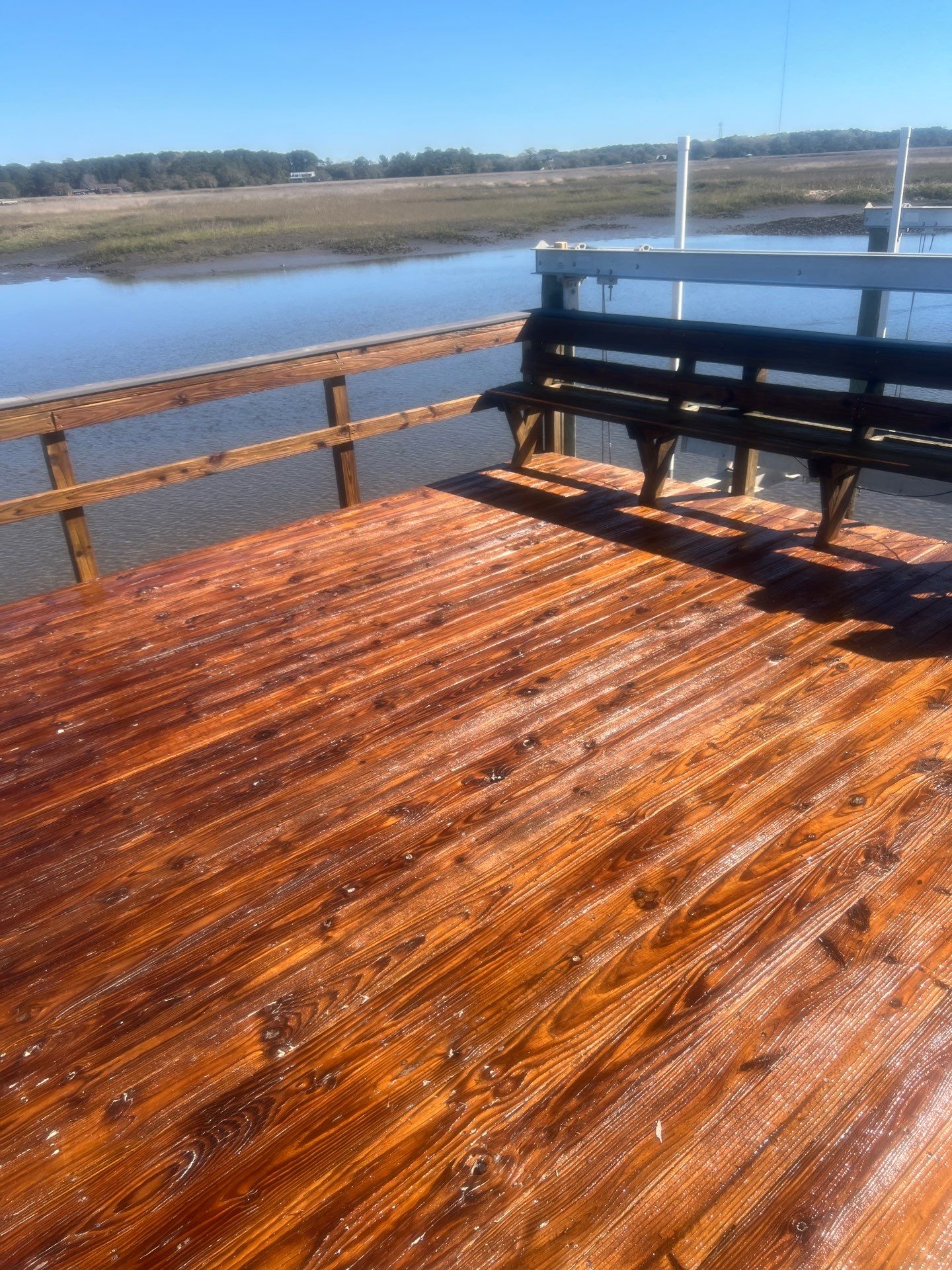 Dock using Wood Sealant by DuraSeal