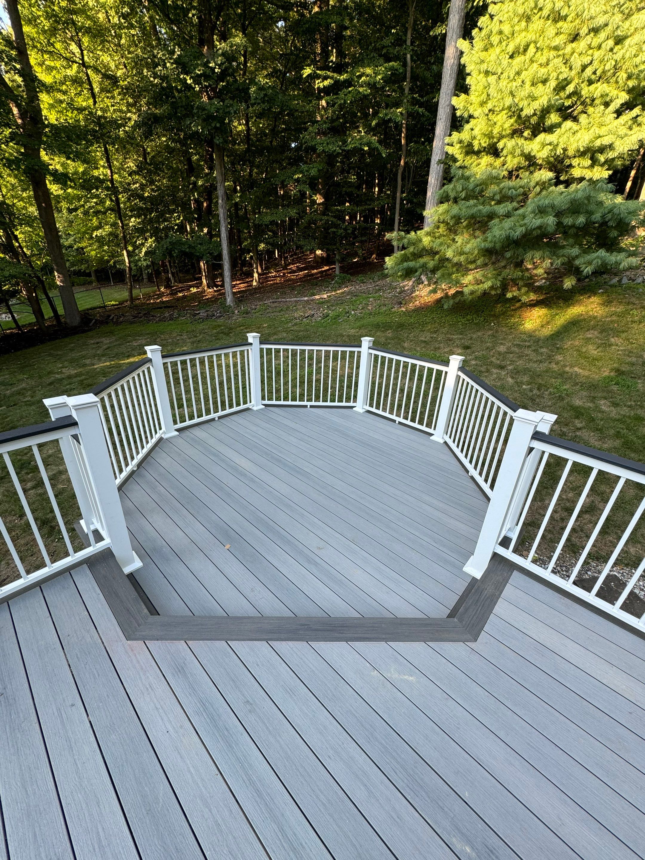 Deck Resurface with Gazebo and Bench by deck guardian
